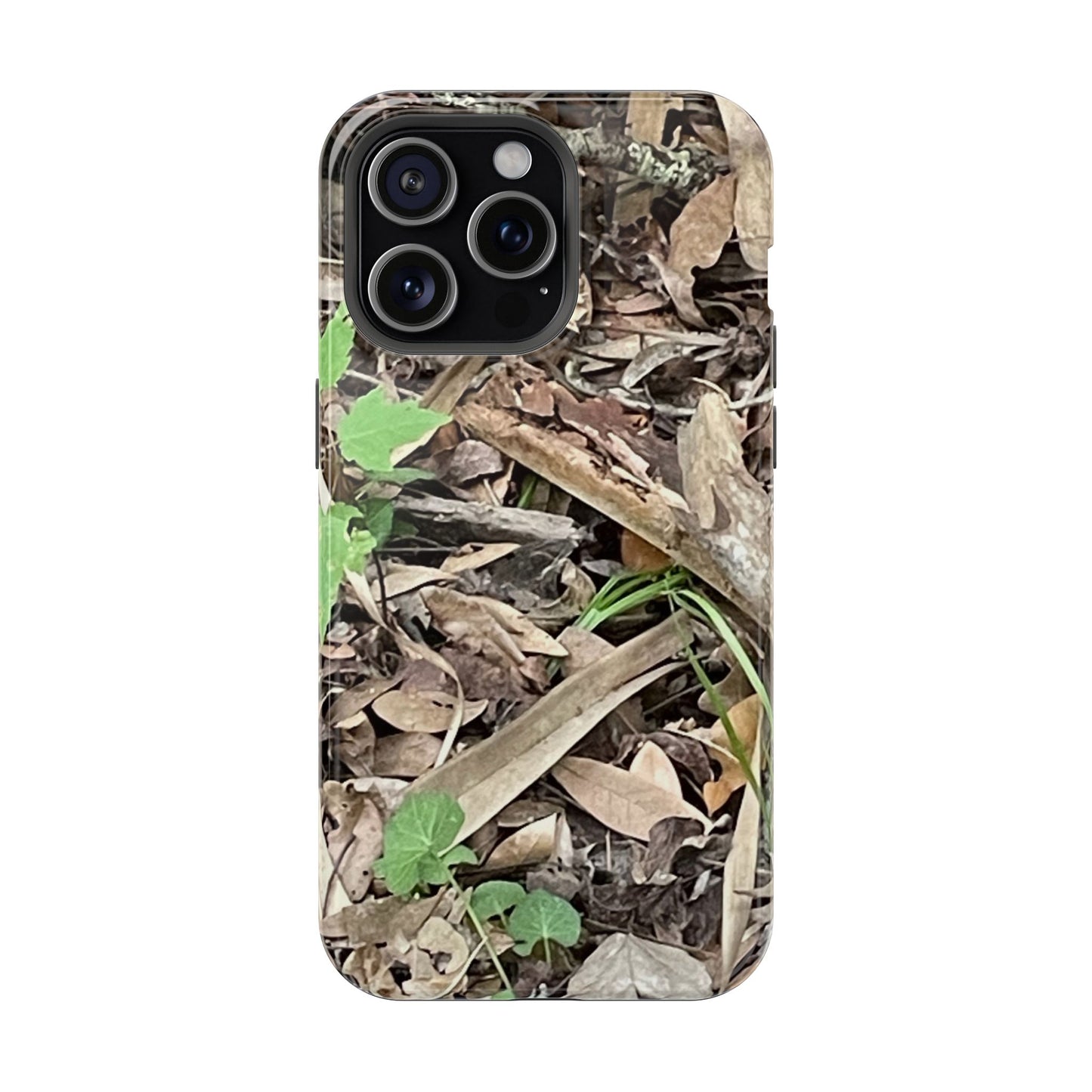 Camo Leaf Magnetic Impact-Resistant Phone Case