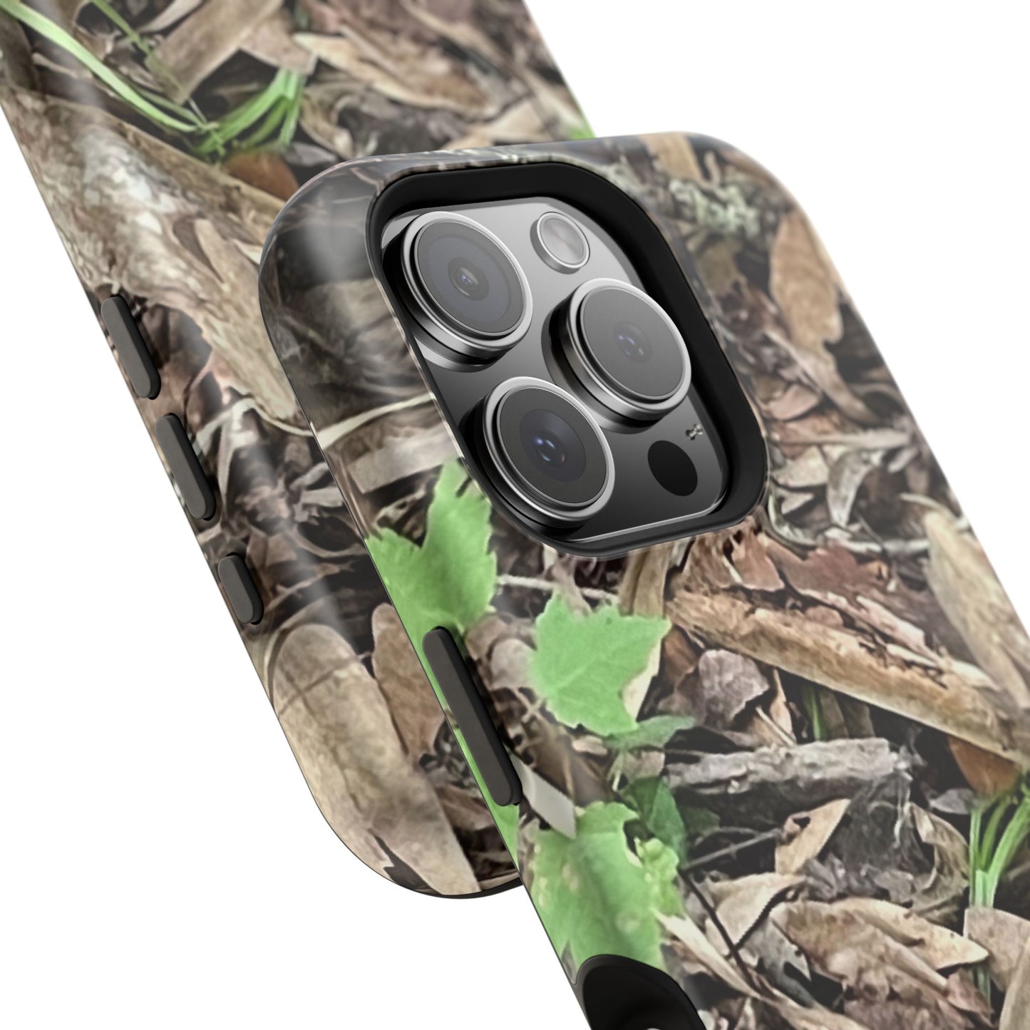 Camo Leaf Magnetic Impact-Resistant Phone Case