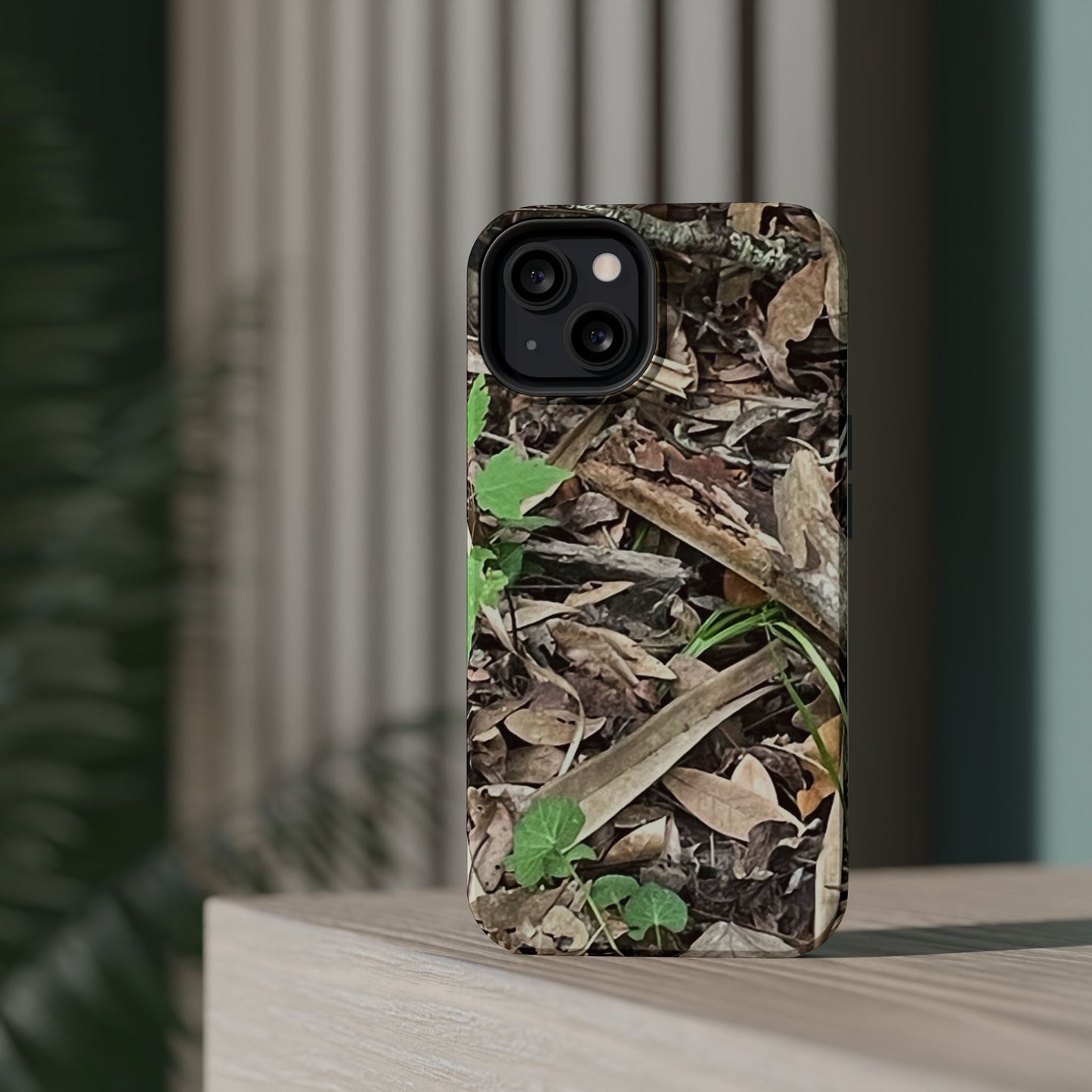 Camo Leaf Magnetic Impact-Resistant Phone Case