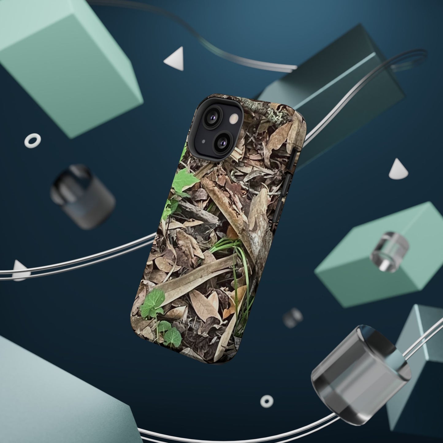 Camo Leaf Magnetic Impact-Resistant Phone Case