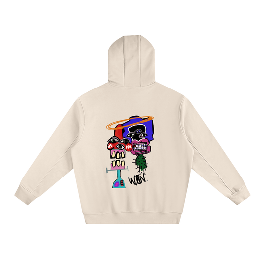 Fleeced High Neck Hoodie