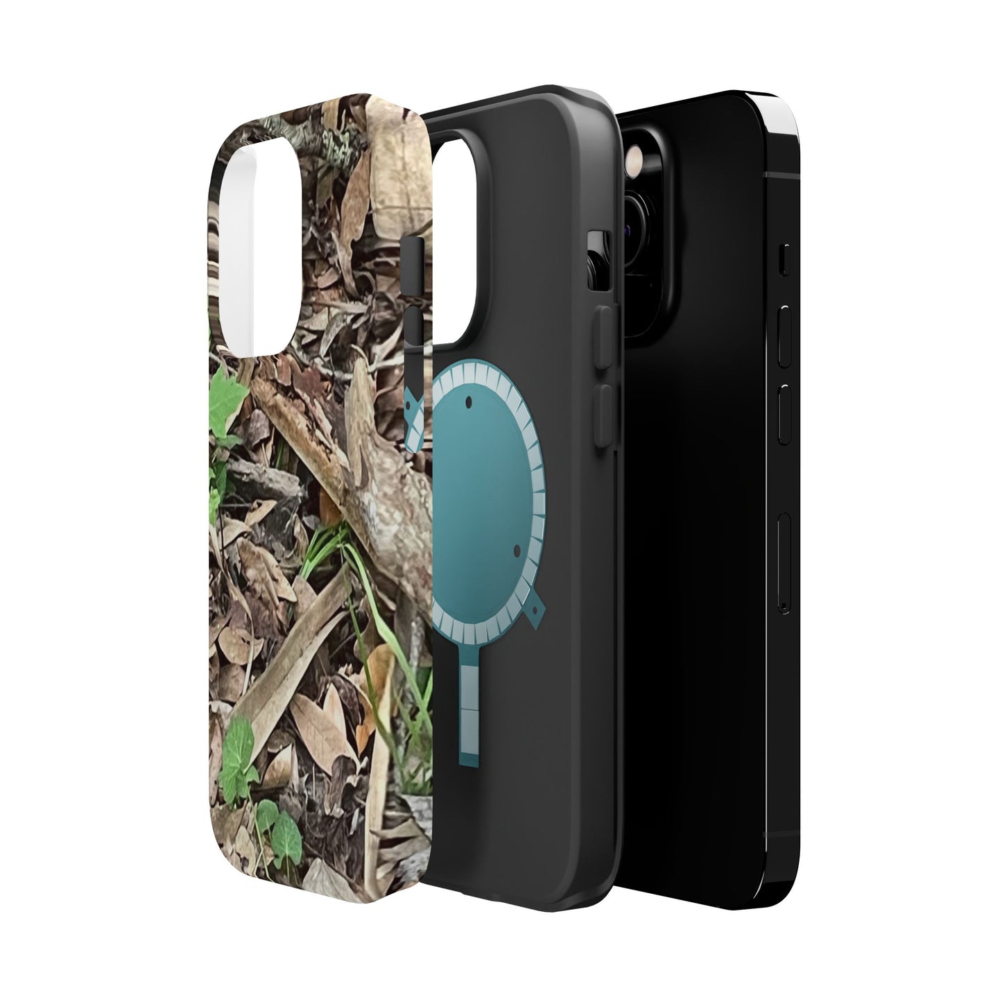 Camo Leaf Magnetic Impact-Resistant Phone Case