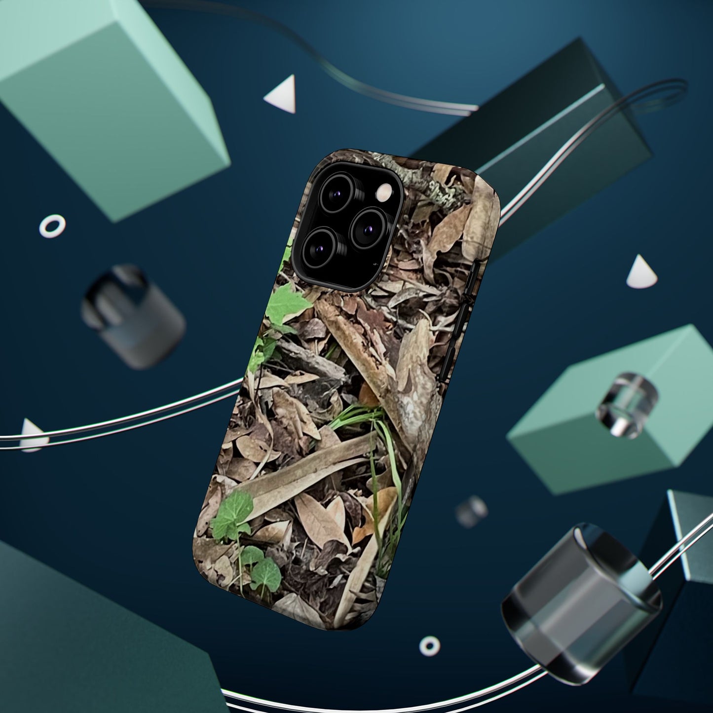 Camo Leaf Magnetic Impact-Resistant Phone Case