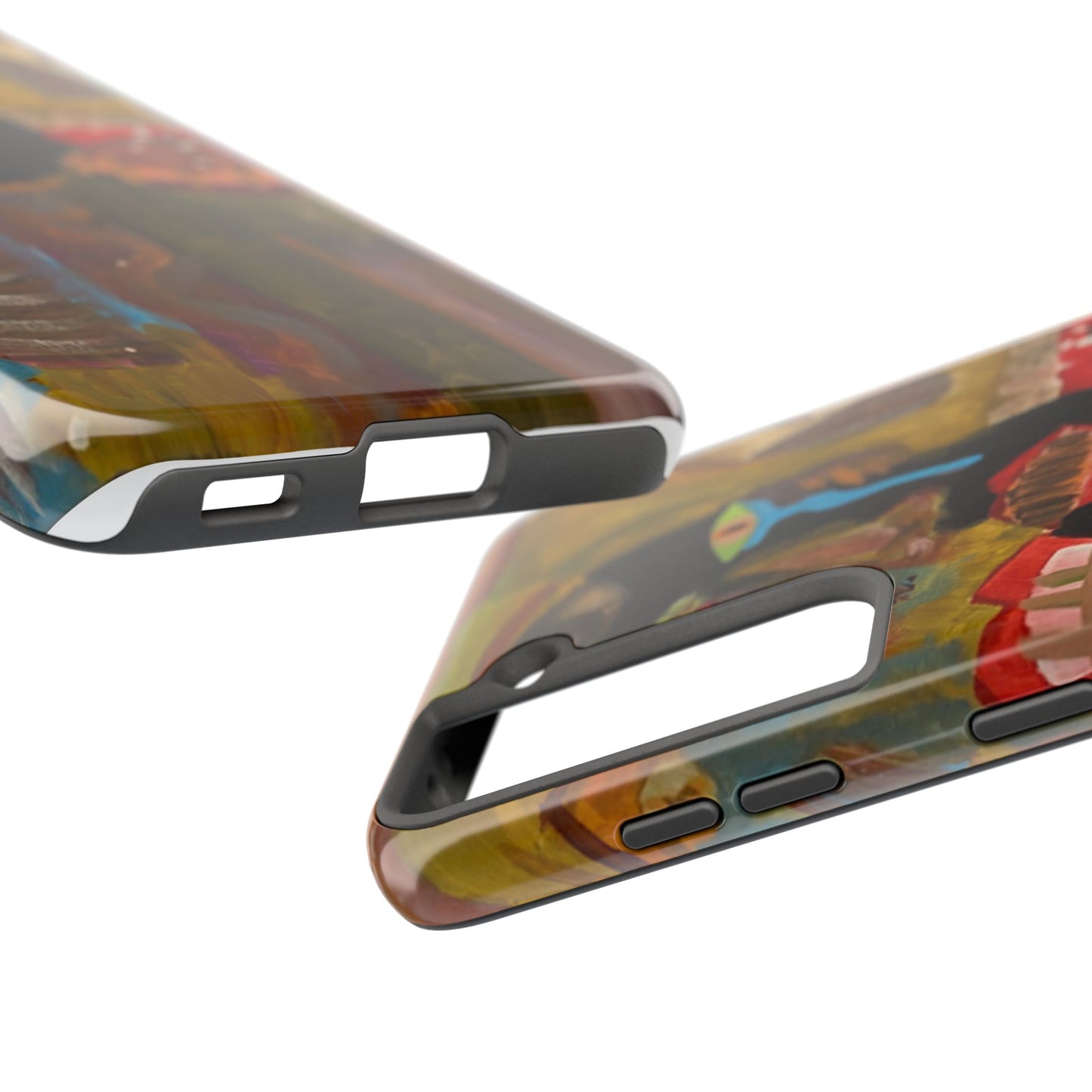 Abstract Expressionist 'Good, Bad, 'N Ugly' Tough Phone Case — Surreal Face Art