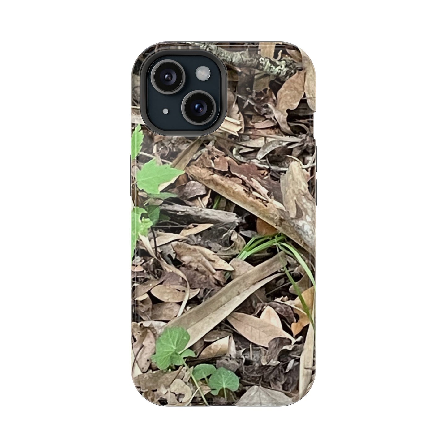 Camo Leaf Magnetic Impact-Resistant Phone Case