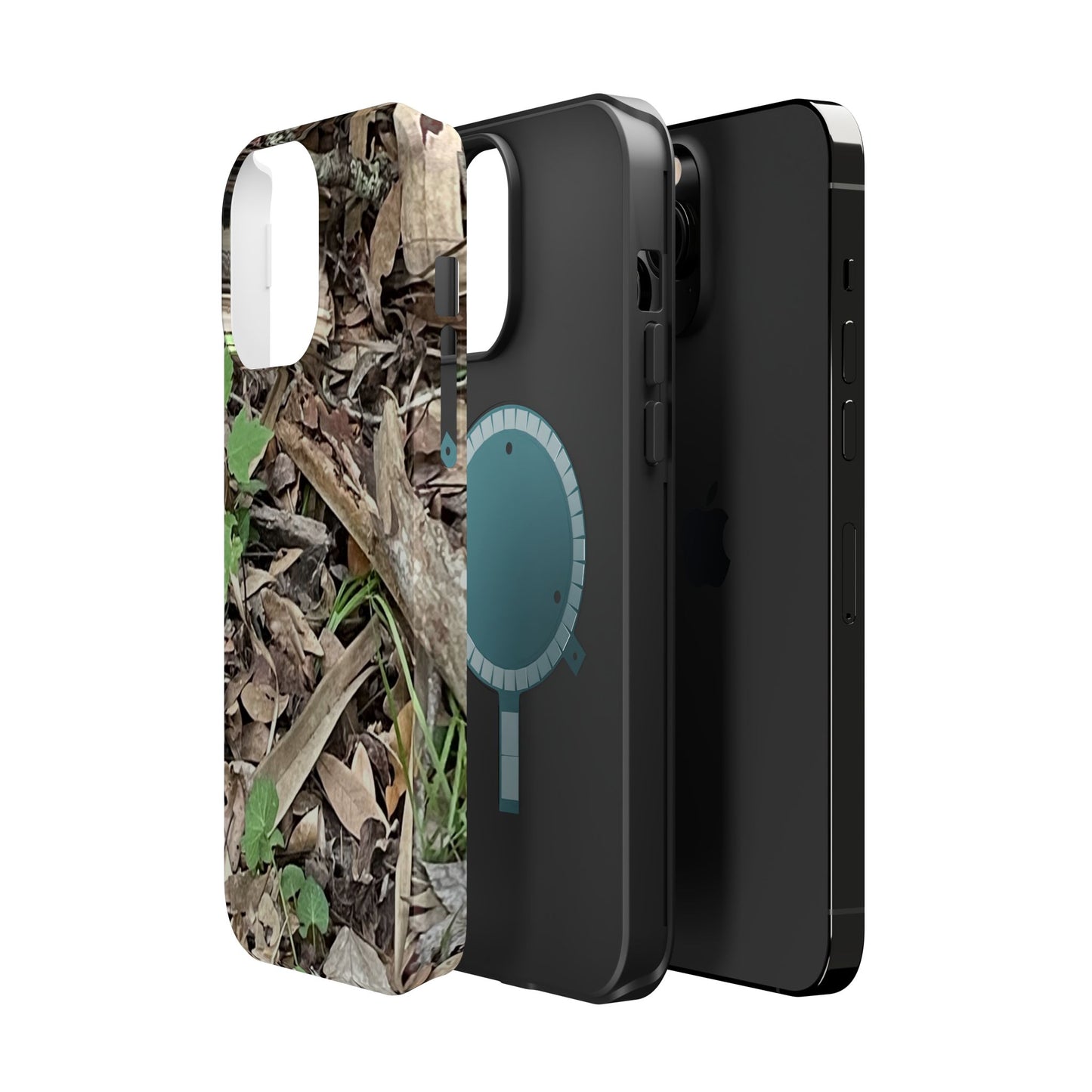 Camo Leaf Magnetic Impact-Resistant Phone Case