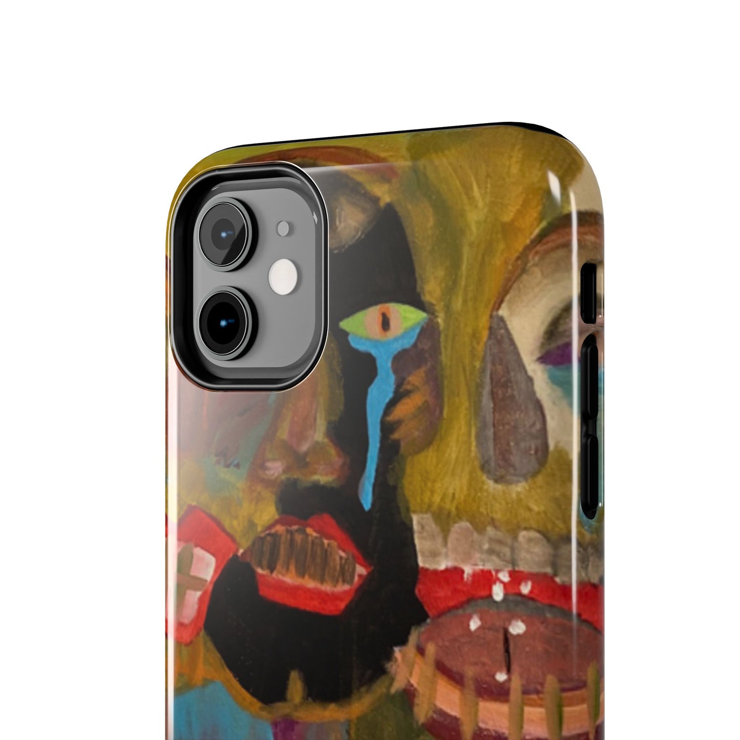 Abstract Expressionist 'Good, Bad, 'N Ugly' Tough Phone Case — Surreal Face Art