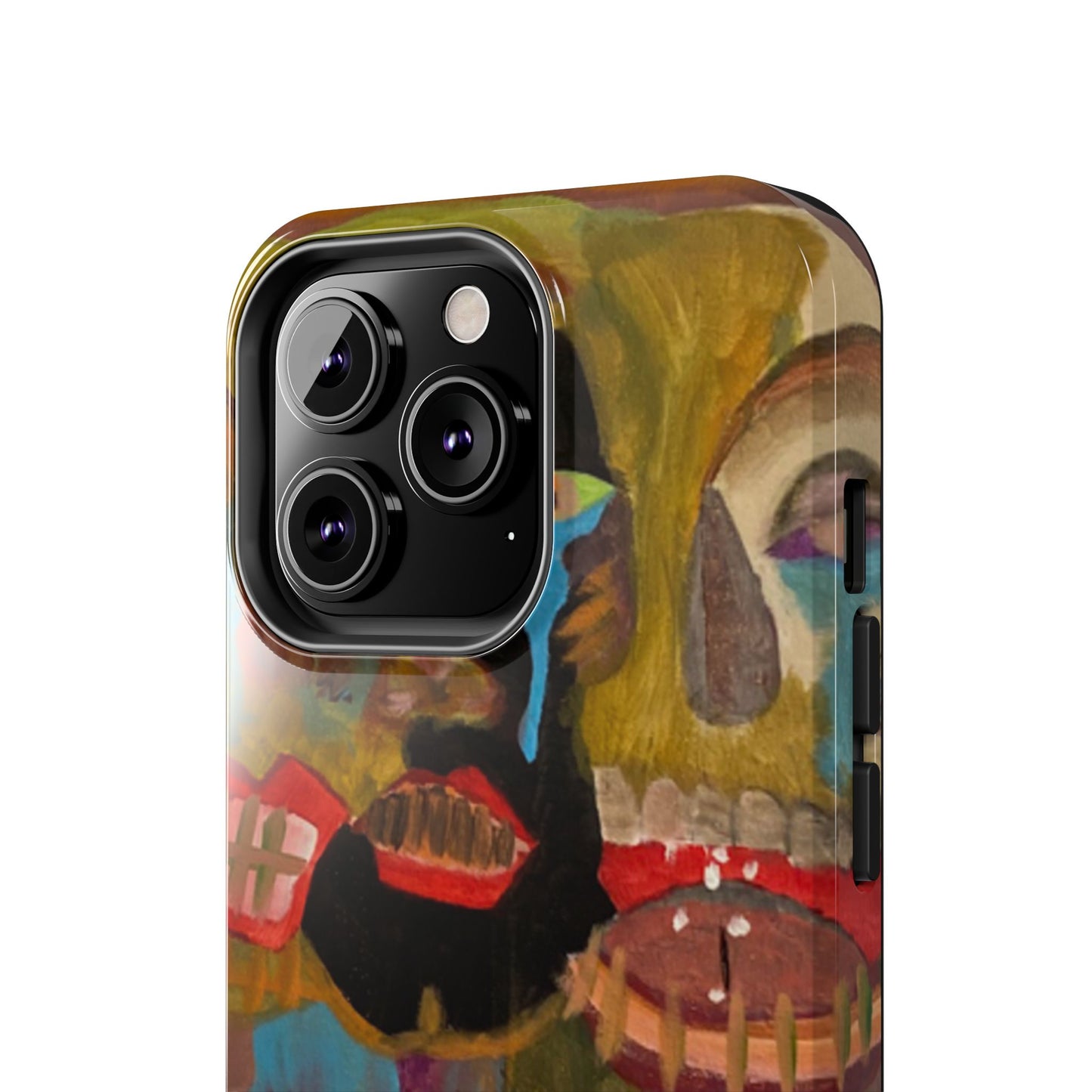 Abstract Expressionist 'Good, Bad, 'N Ugly' Tough Phone Case — Surreal Face Art