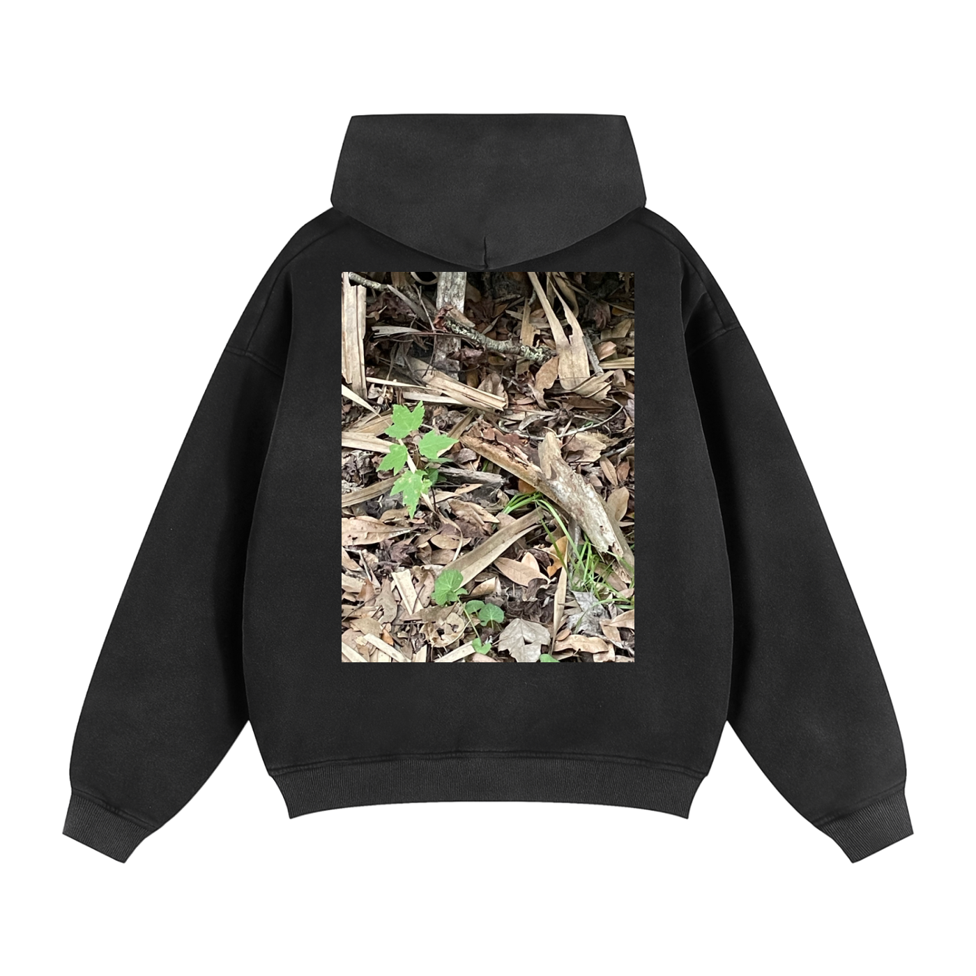 Burdette Photography Sunfade Two-way Zipper Boxy Fleece Hoodie