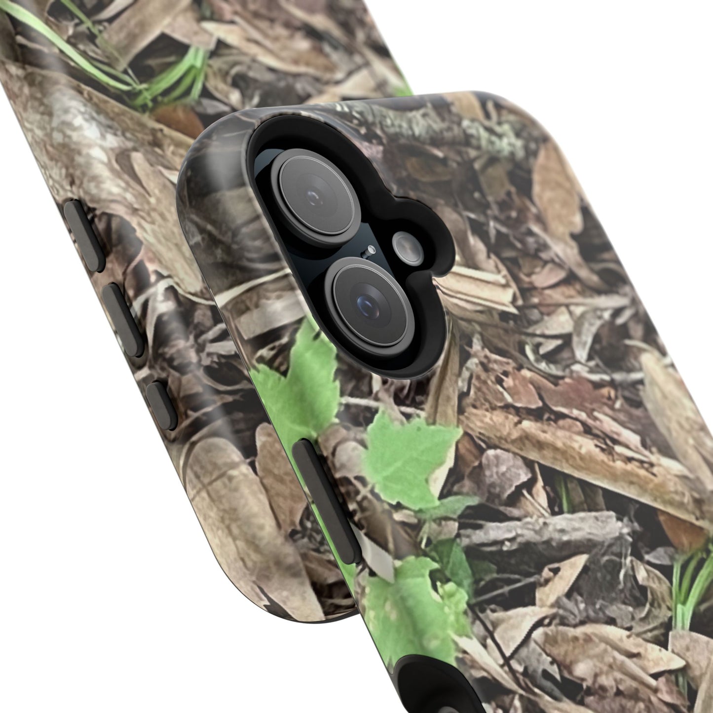 Camo Leaf Magnetic Impact-Resistant Phone Case