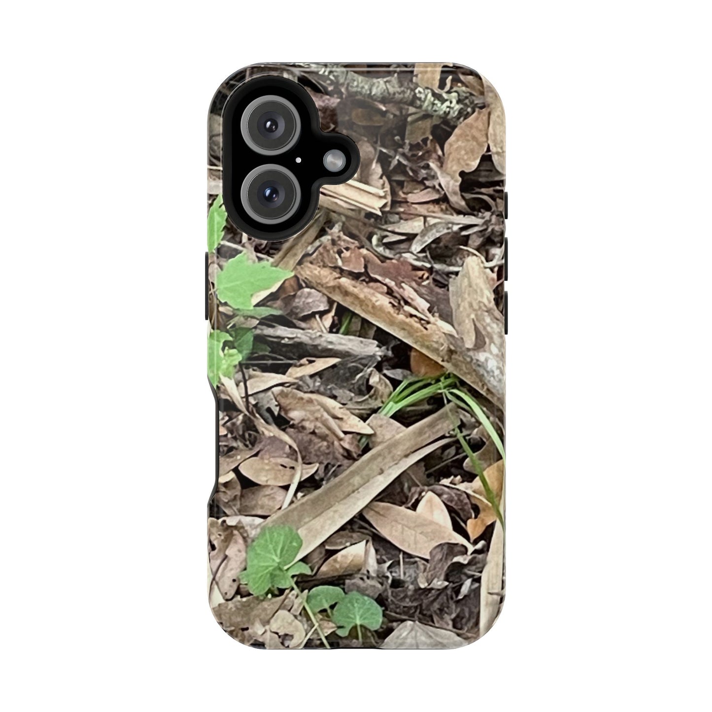 Camo Leaf Magnetic Impact-Resistant Phone Case