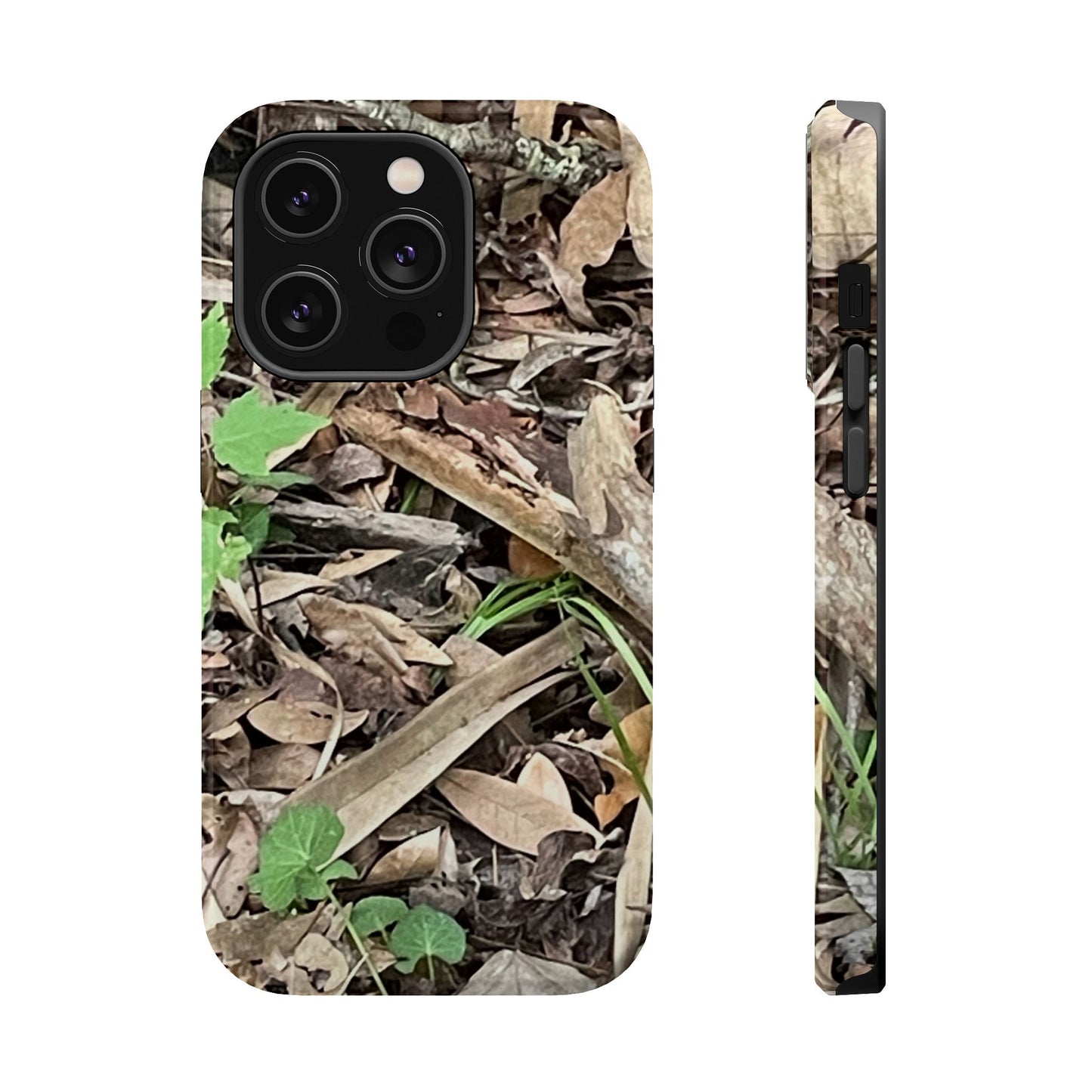 Camo Leaf Magnetic Impact-Resistant Phone Case