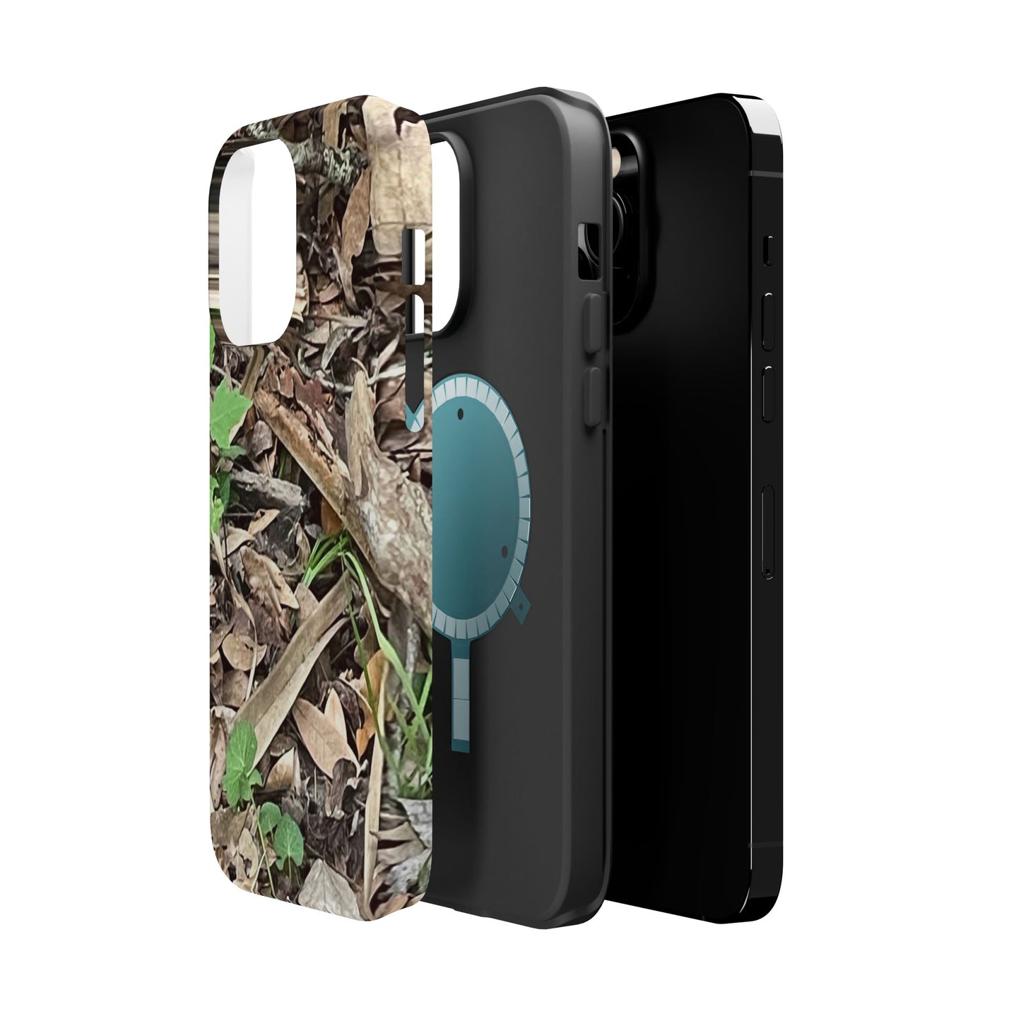 Camo Leaf Magnetic Impact-Resistant Phone Case