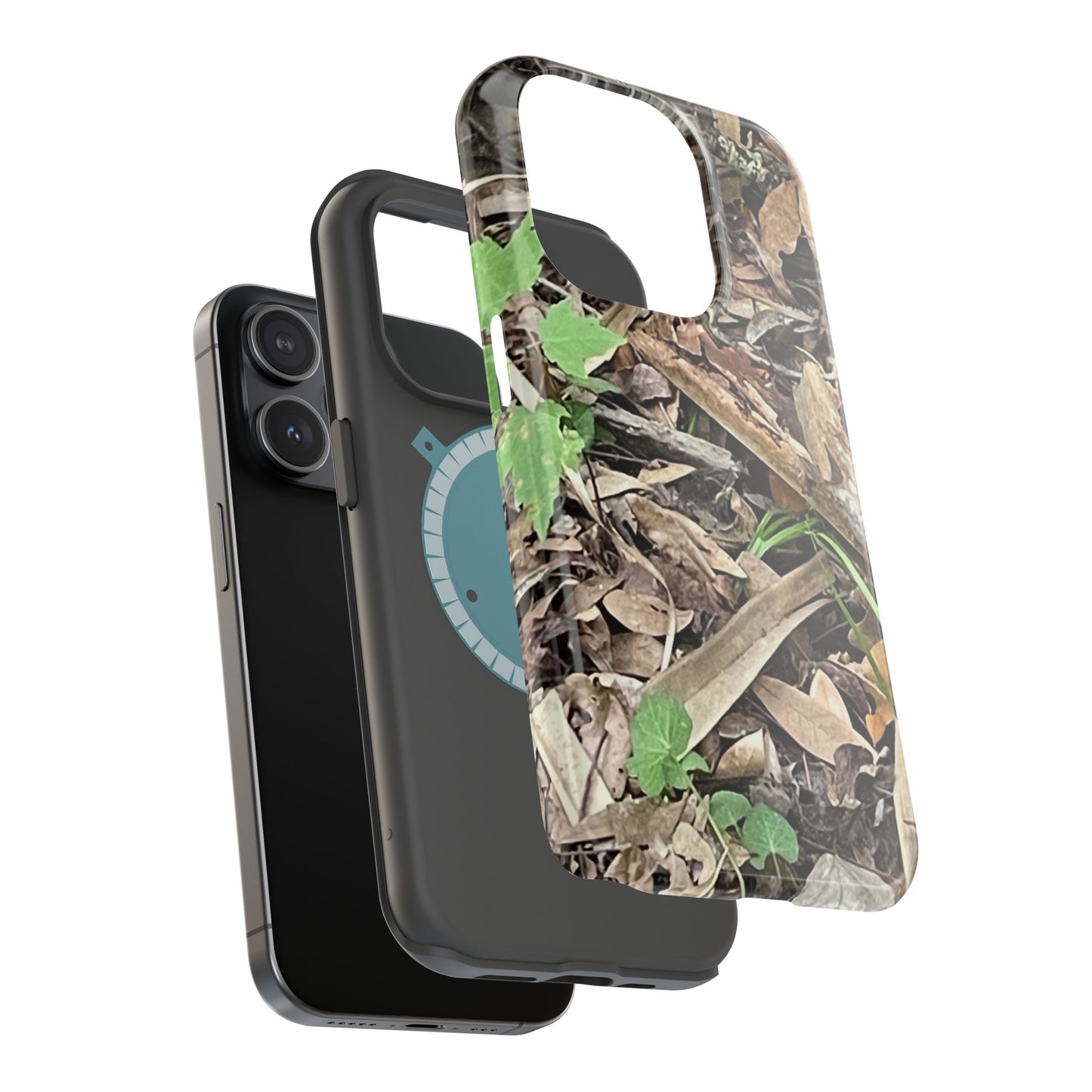 Camo Leaf Magnetic Impact-Resistant Phone Case