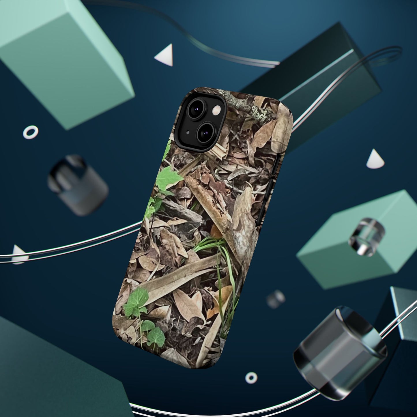 Camo Leaf Magnetic Impact-Resistant Phone Case