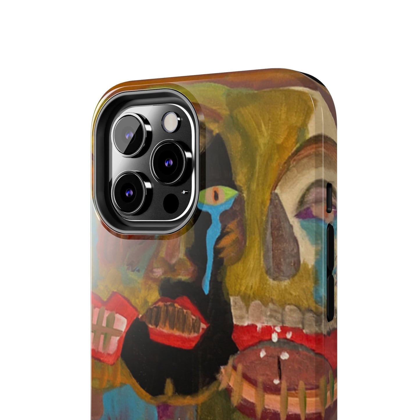 Abstract Expressionist 'Good, Bad, 'N Ugly' Tough Phone Case — Surreal Face Art