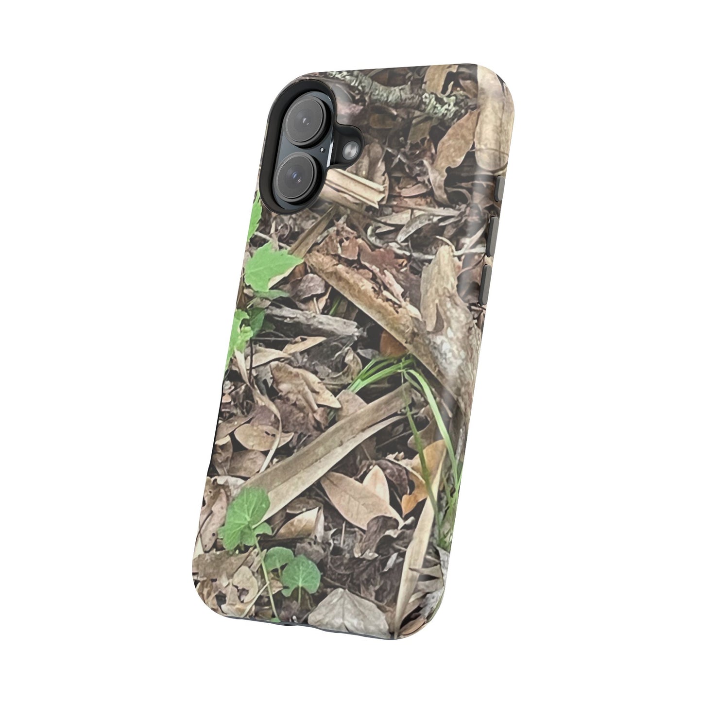 Camo Leaf Magnetic Impact-Resistant Phone Case