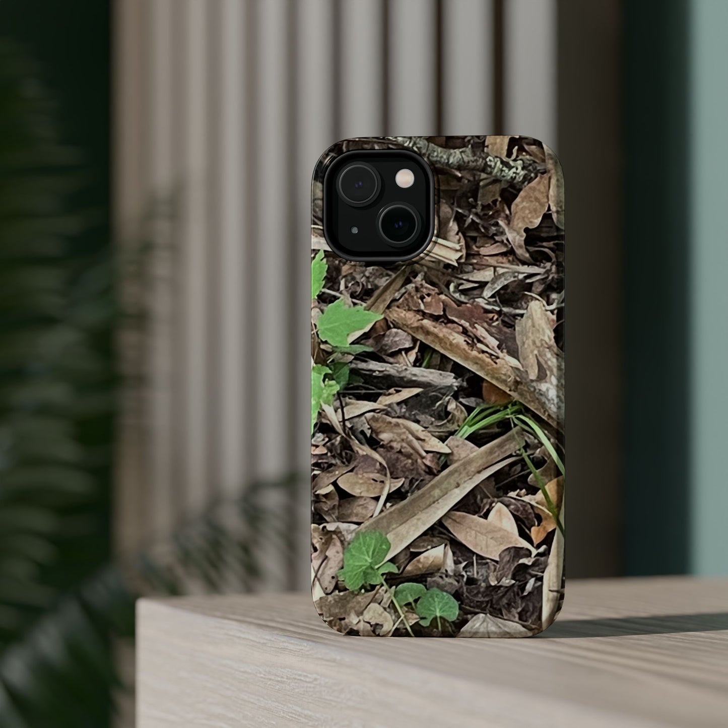 Camo Leaf Magnetic Impact-Resistant Phone Case