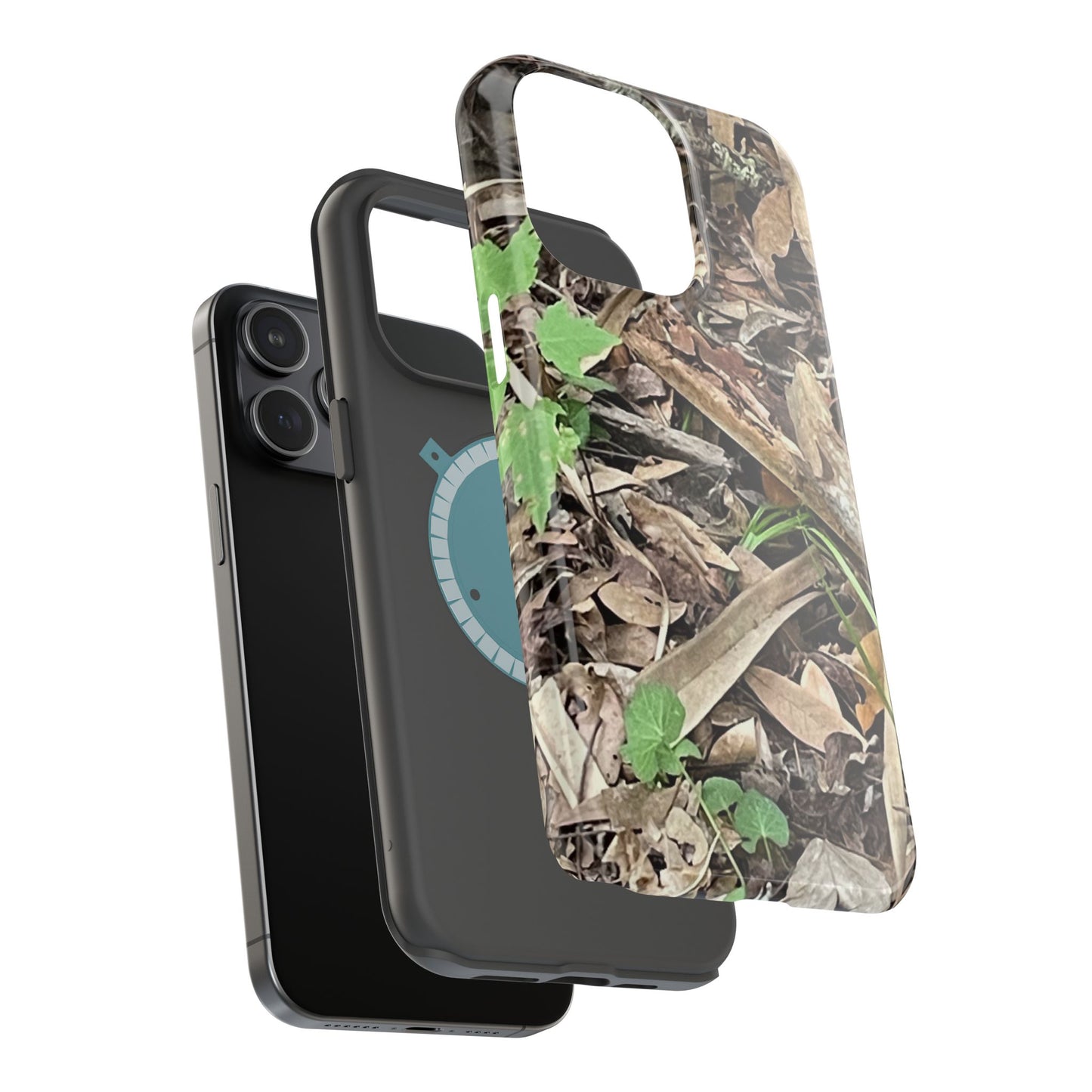 Camo Leaf Magnetic Impact-Resistant Phone Case