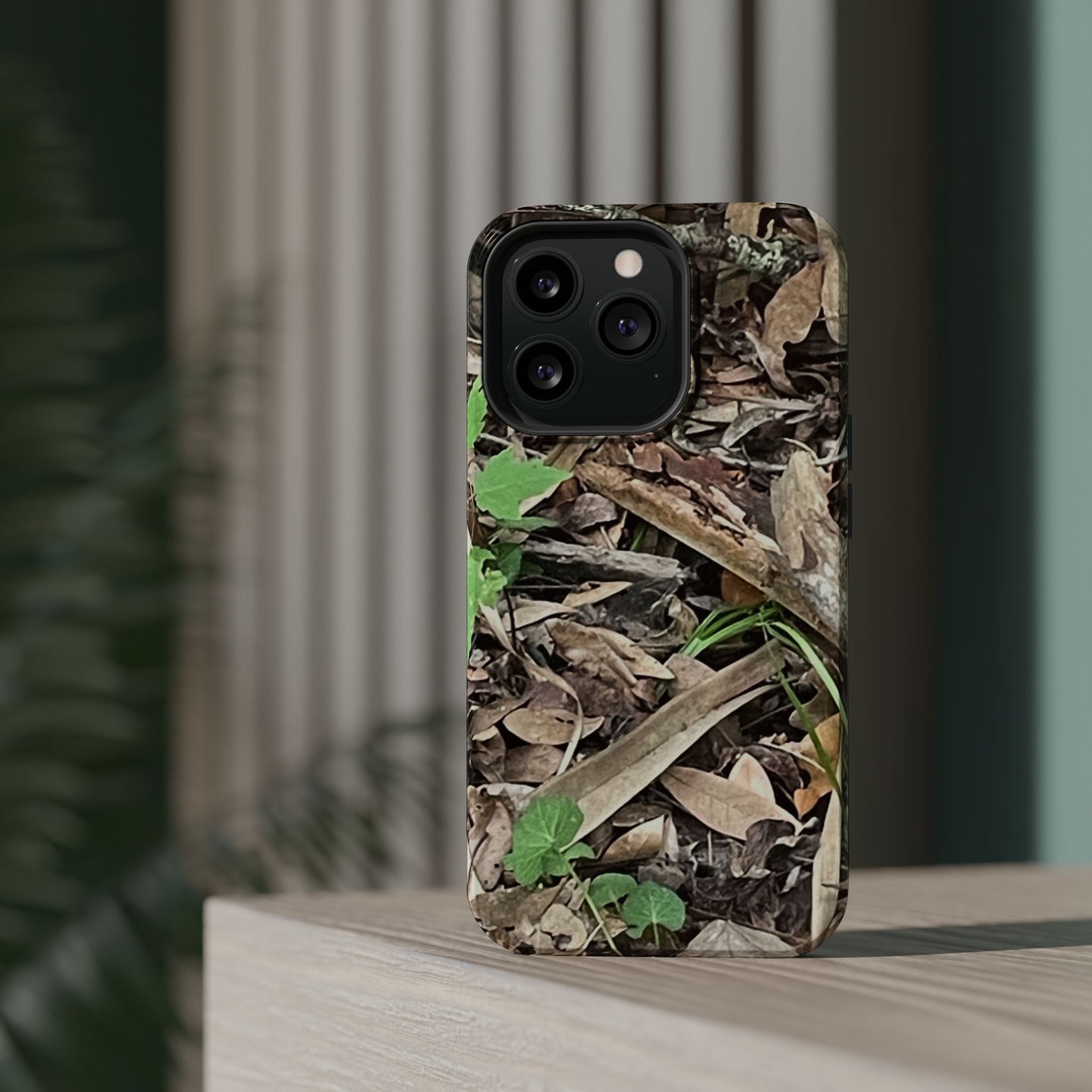 Camo Leaf Magnetic Impact-Resistant Phone Case