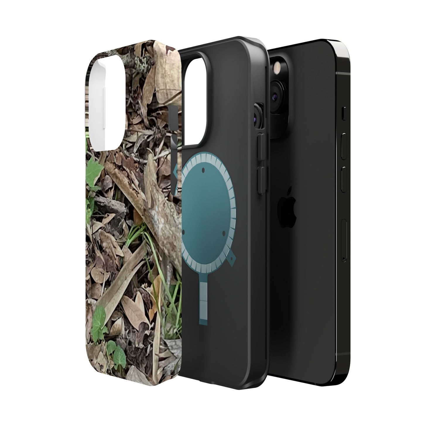 Camo Leaf Magnetic Impact-Resistant Phone Case