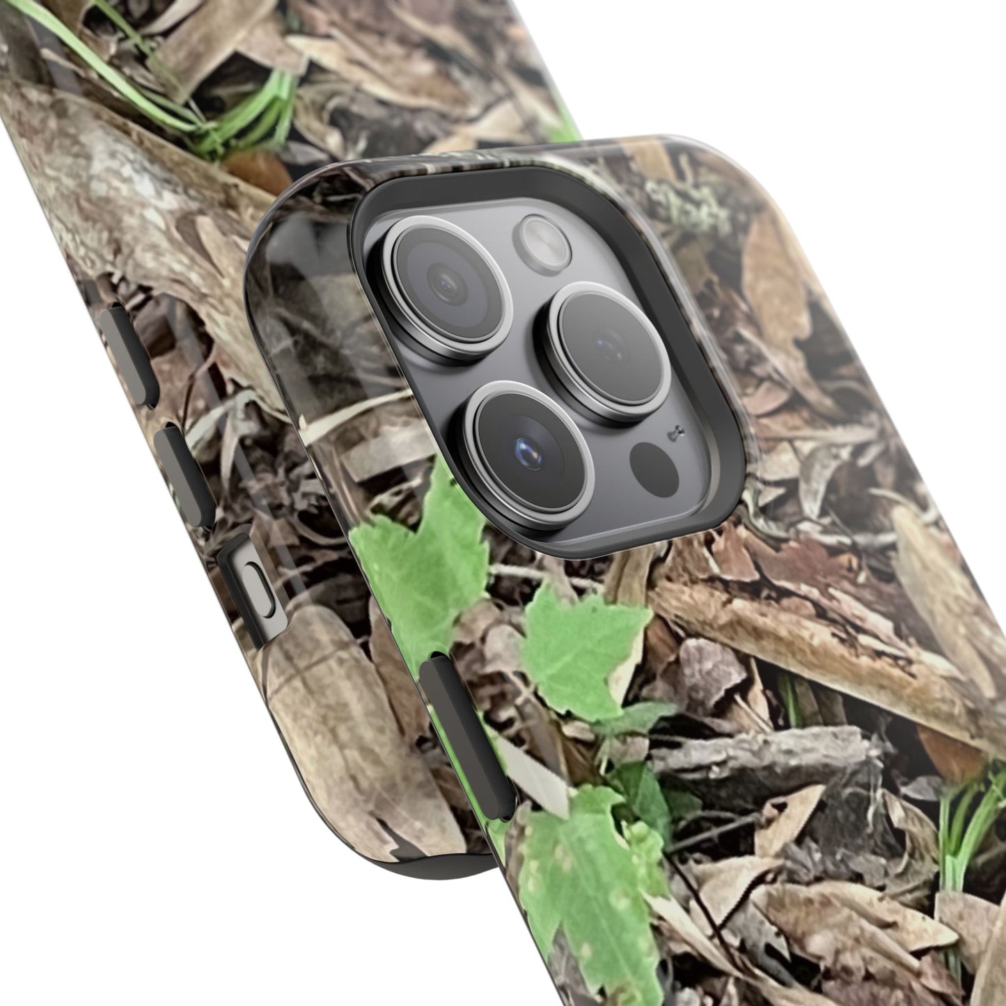 Camo Leaf Magnetic Impact-Resistant Phone Case
