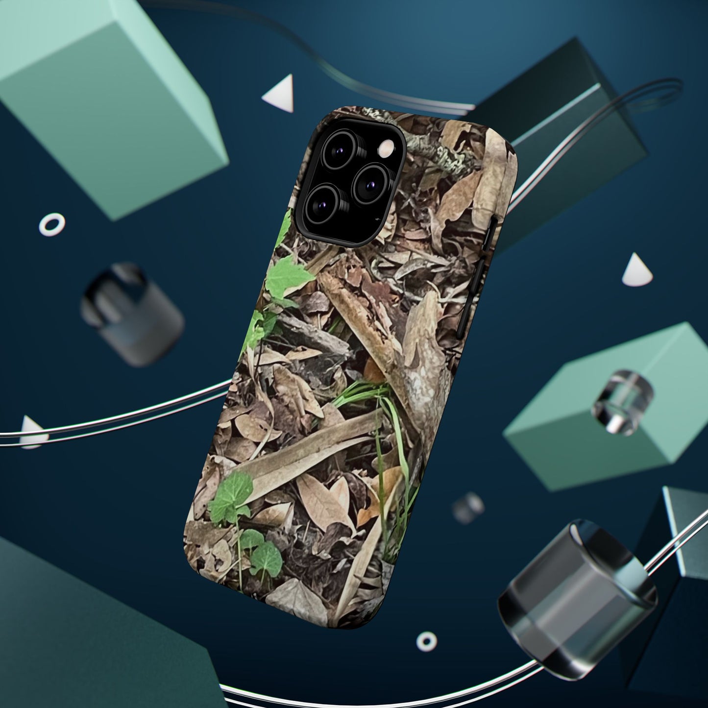 Camo Leaf Magnetic Impact-Resistant Phone Case