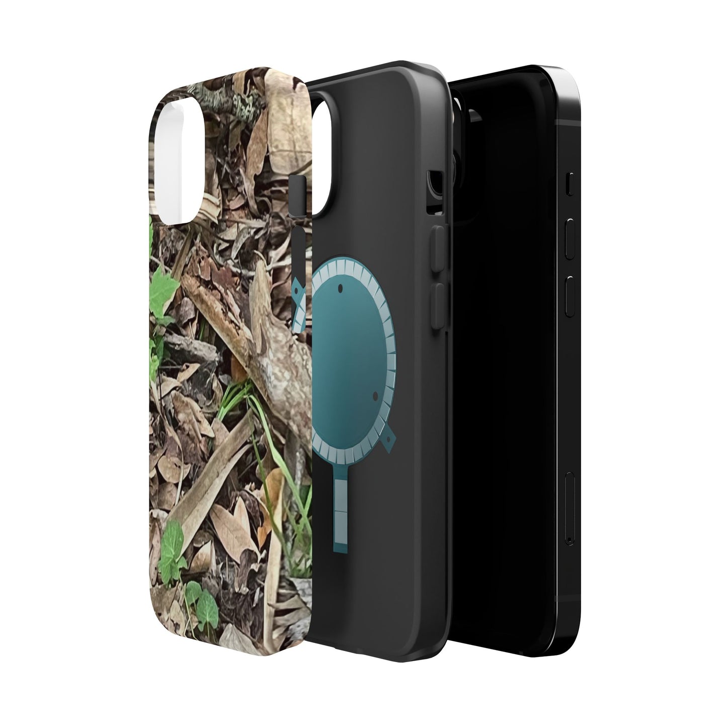 Camo Leaf Magnetic Impact-Resistant Phone Case