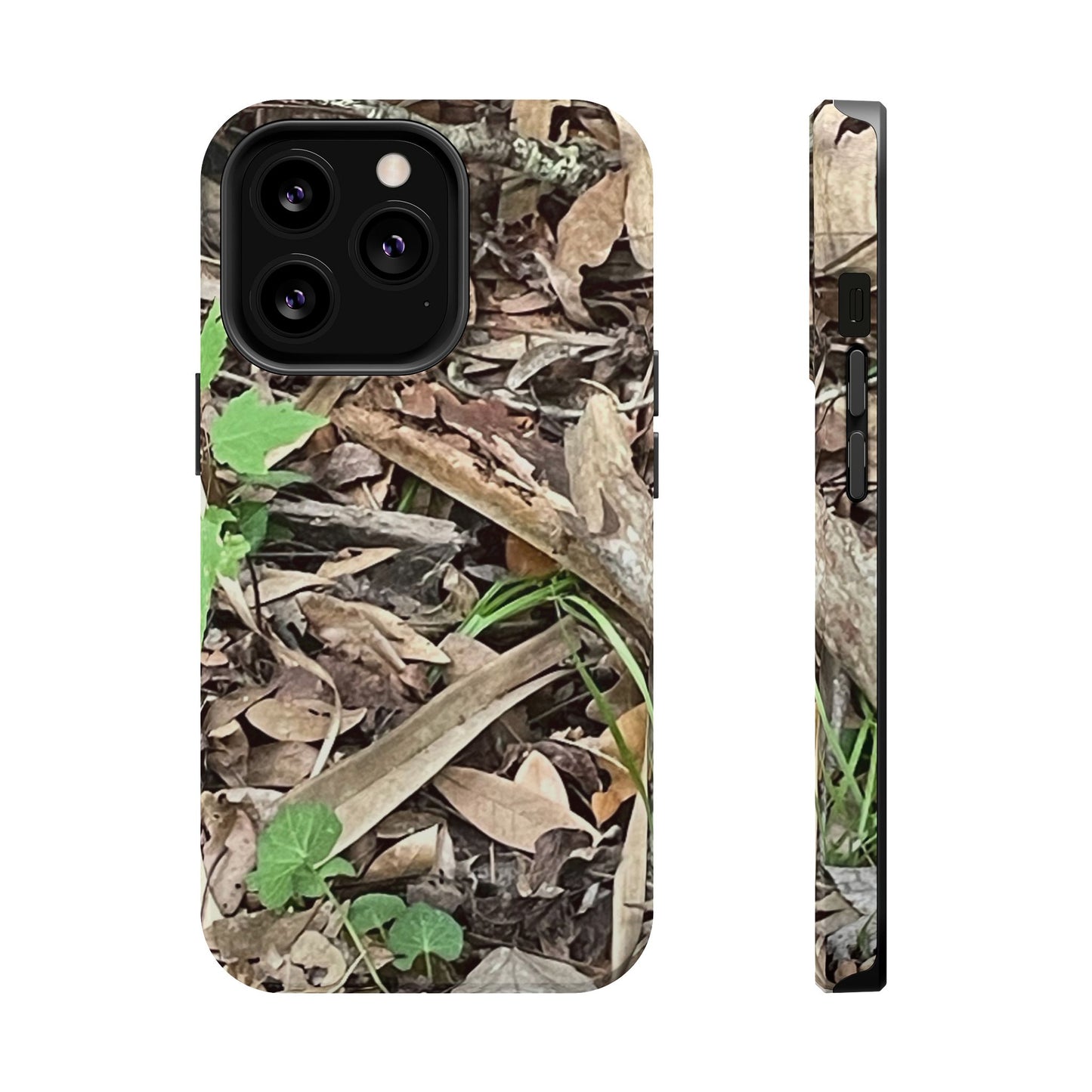 Camo Leaf Magnetic Impact-Resistant Phone Case