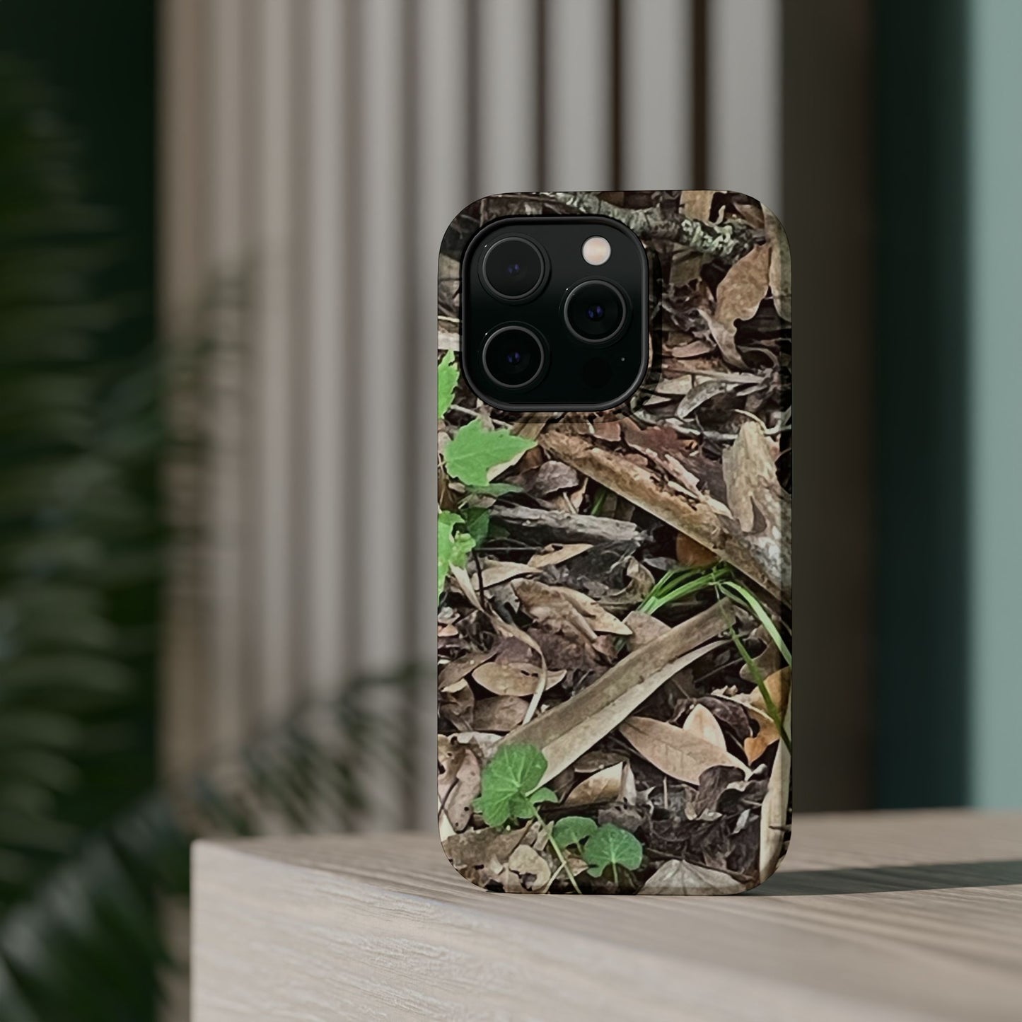 Camo Leaf Magnetic Impact-Resistant Phone Case