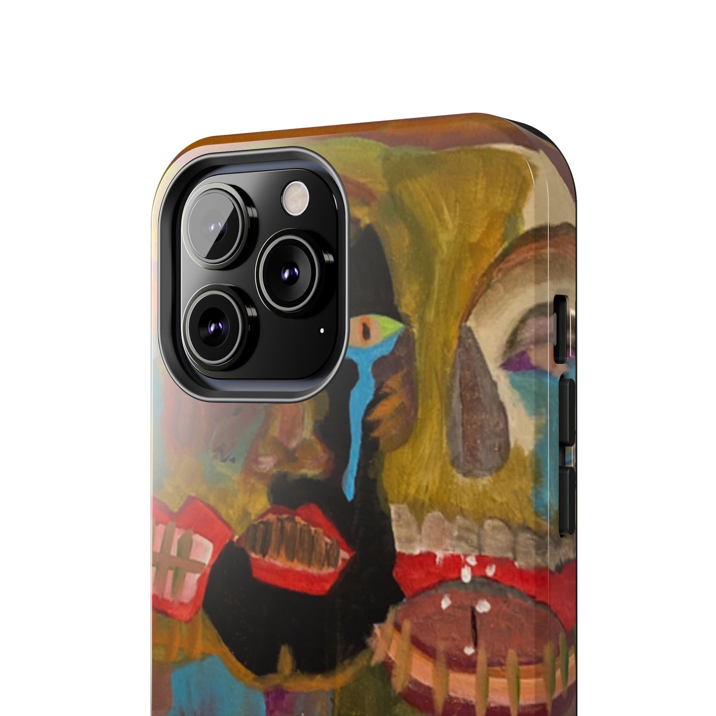 Abstract Expressionist 'Good, Bad, 'N Ugly' Tough Phone Case — Surreal Face Art