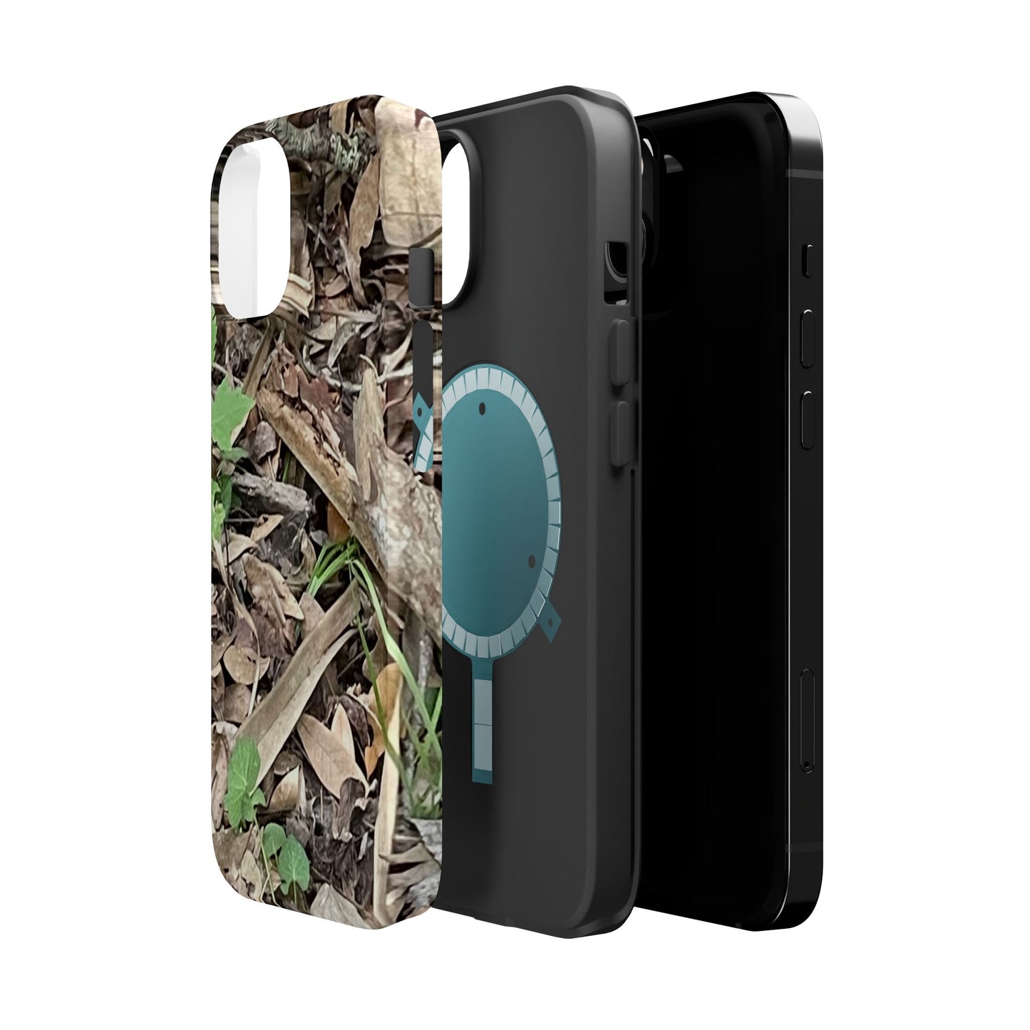 Camo Leaf Magnetic Impact-Resistant Phone Case