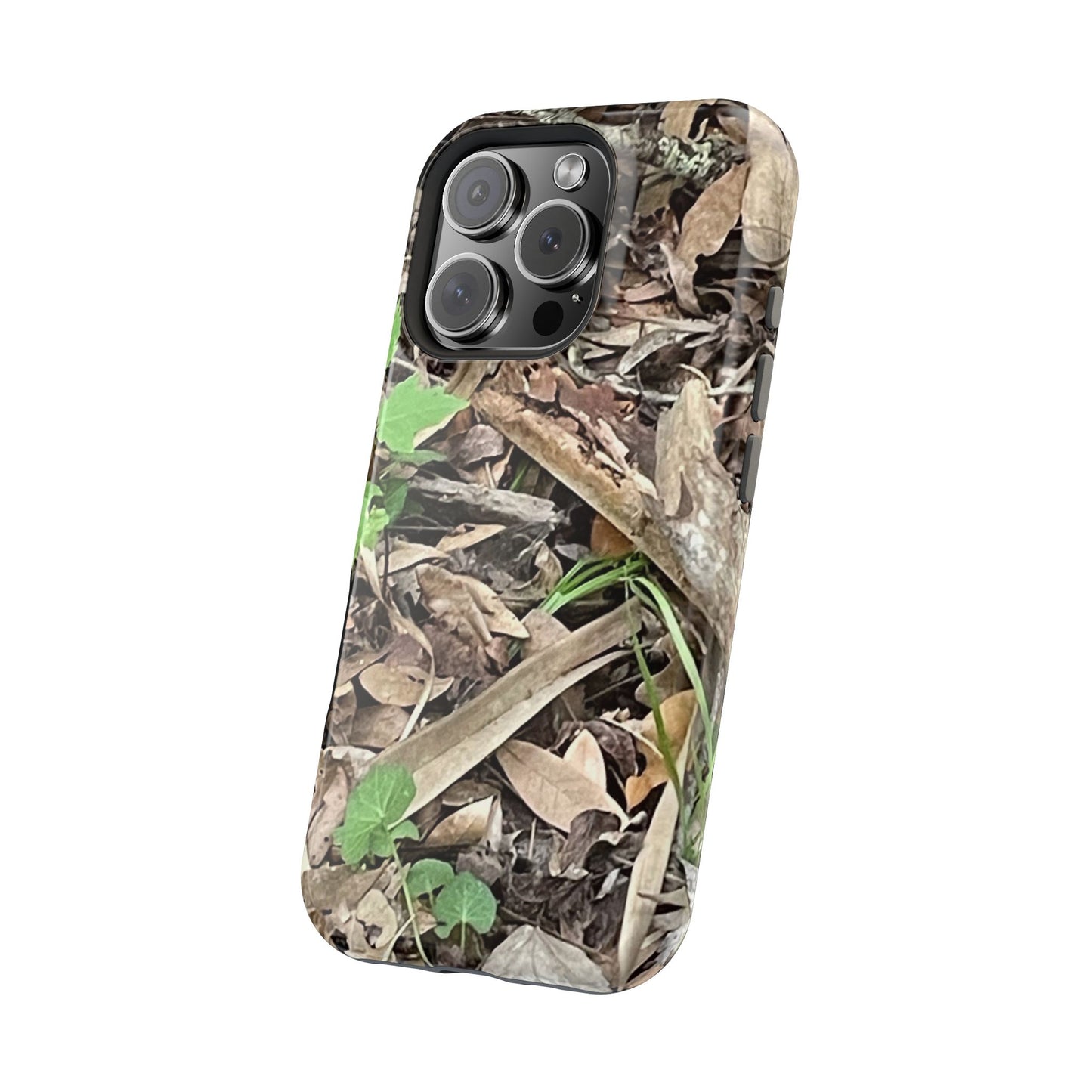 Camo Leaf Magnetic Impact-Resistant Phone Case