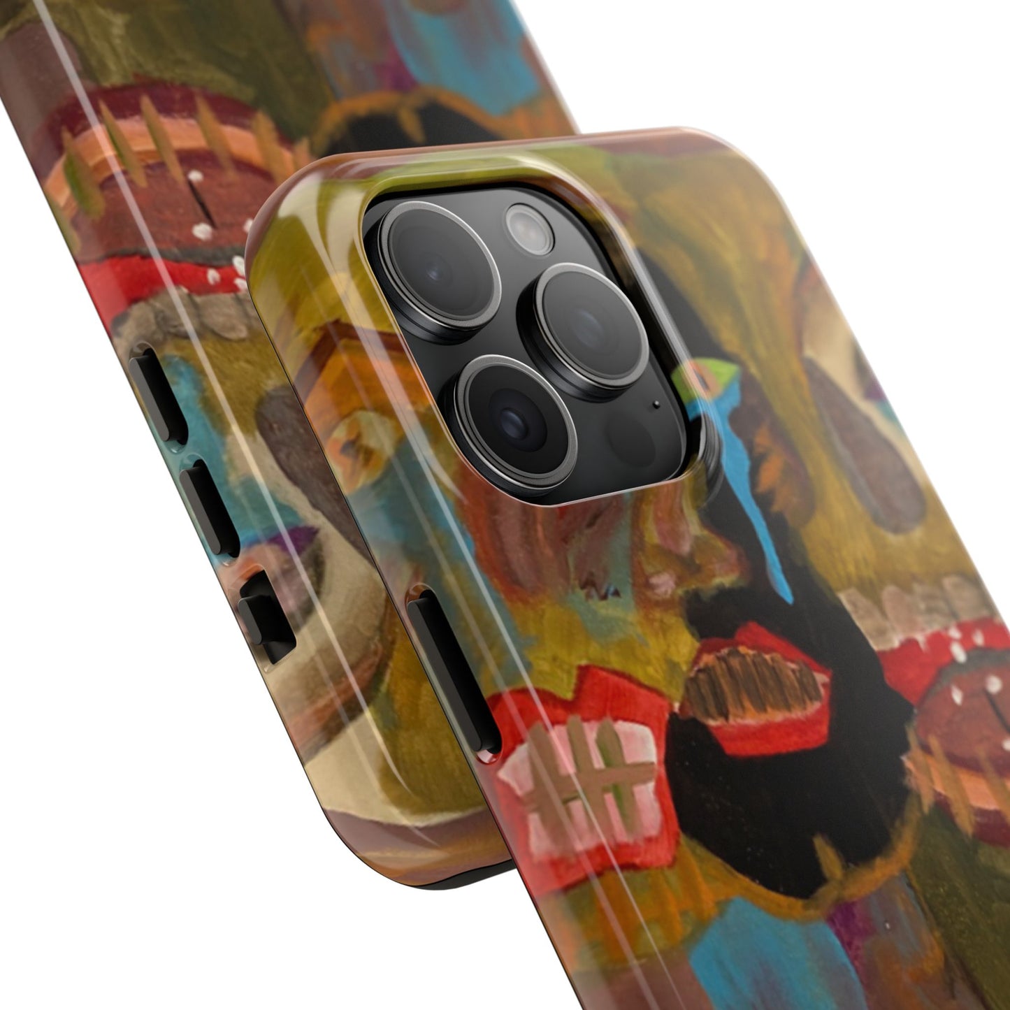 Abstract Expressionist 'Good, Bad, 'N Ugly' Tough Phone Case — Surreal Face Art