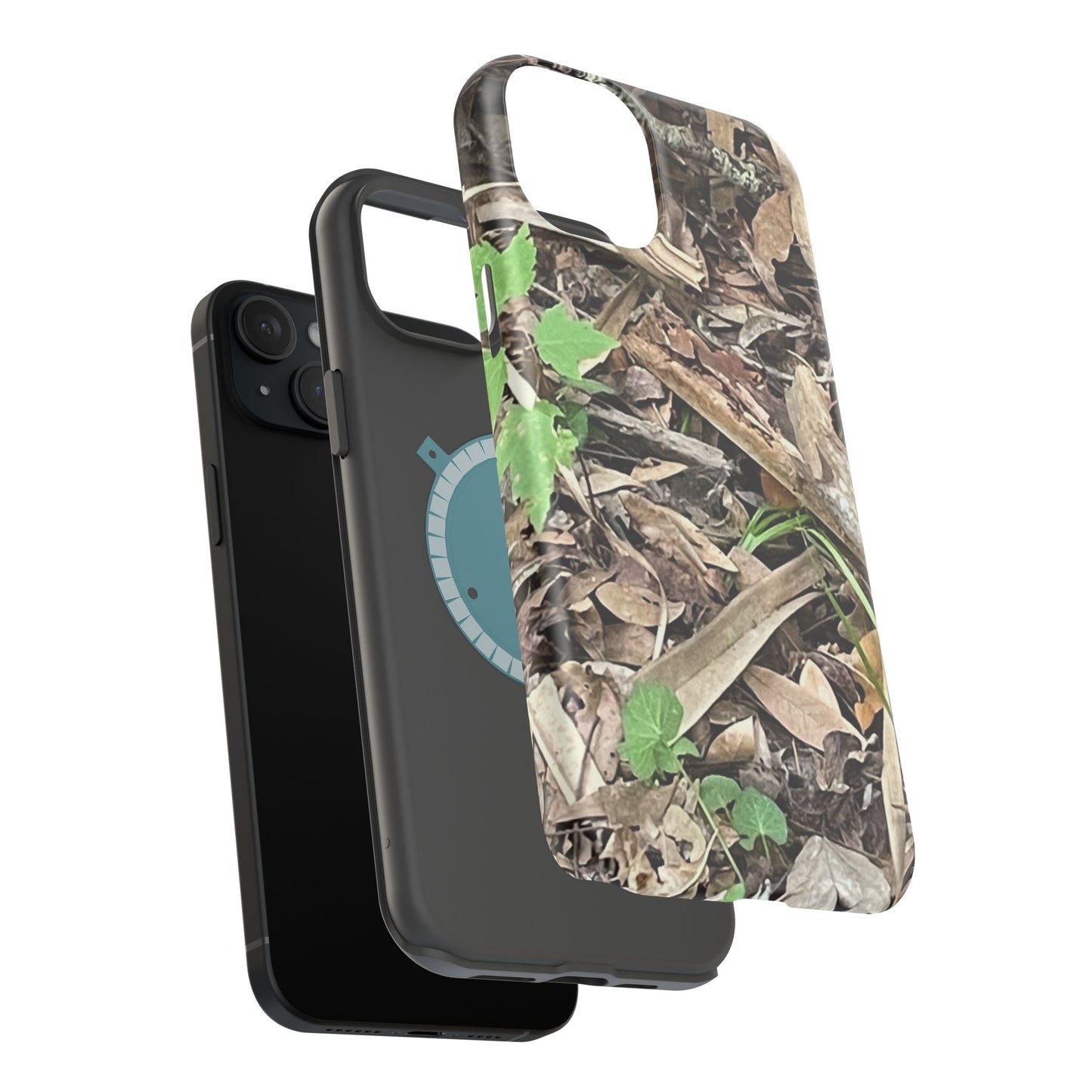 Camo Leaf Magnetic Impact-Resistant Phone Case