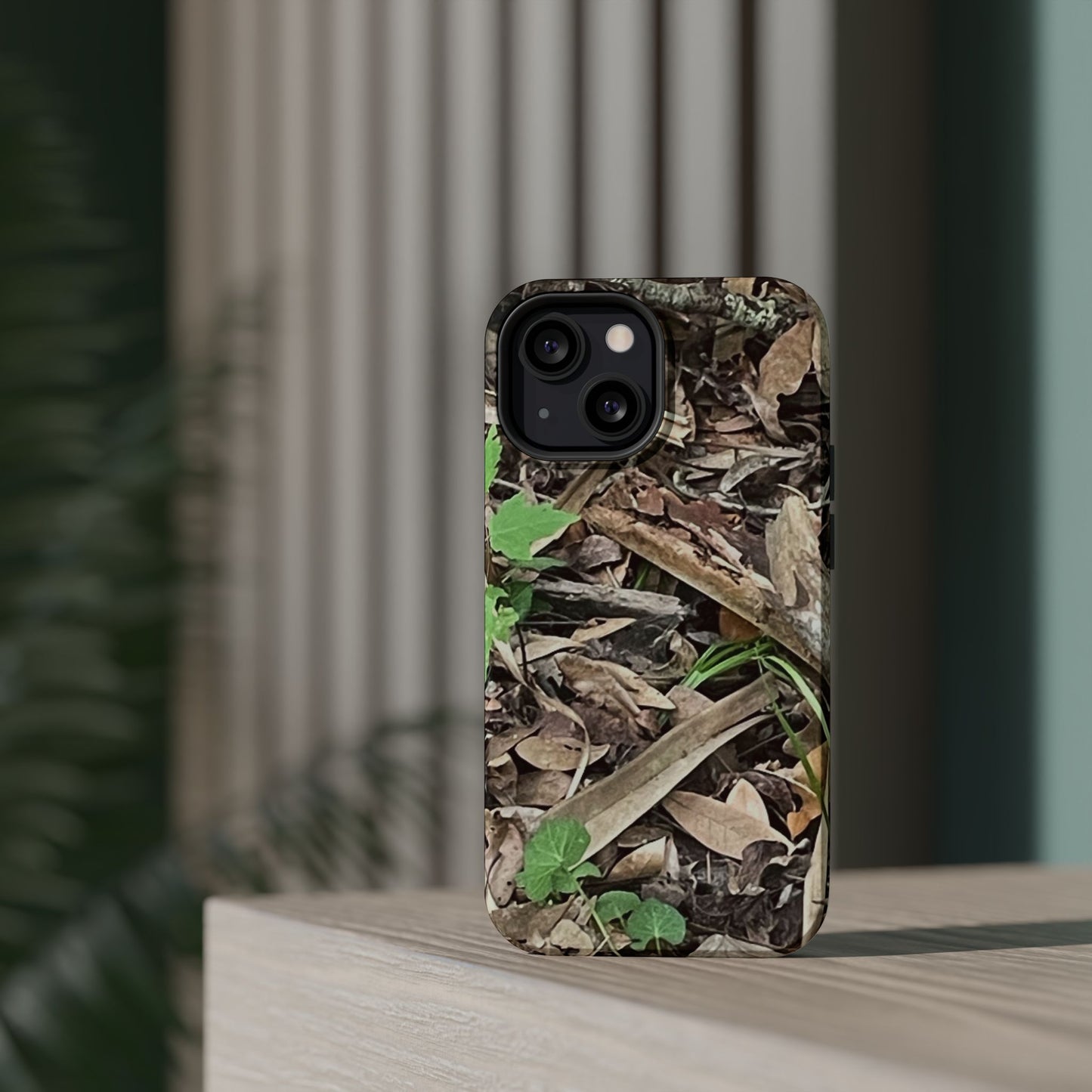 Camo Leaf Magnetic Impact-Resistant Phone Case