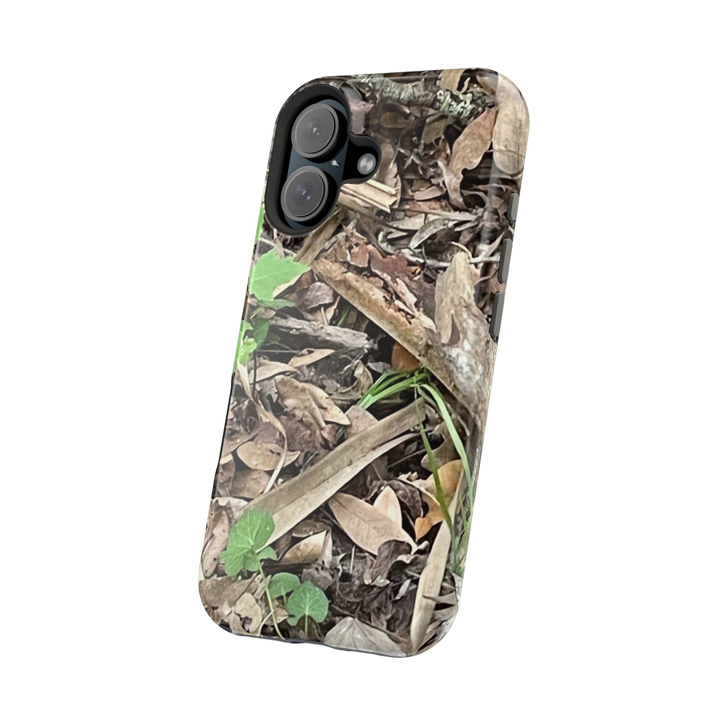 Camo Leaf Magnetic Impact-Resistant Phone Case