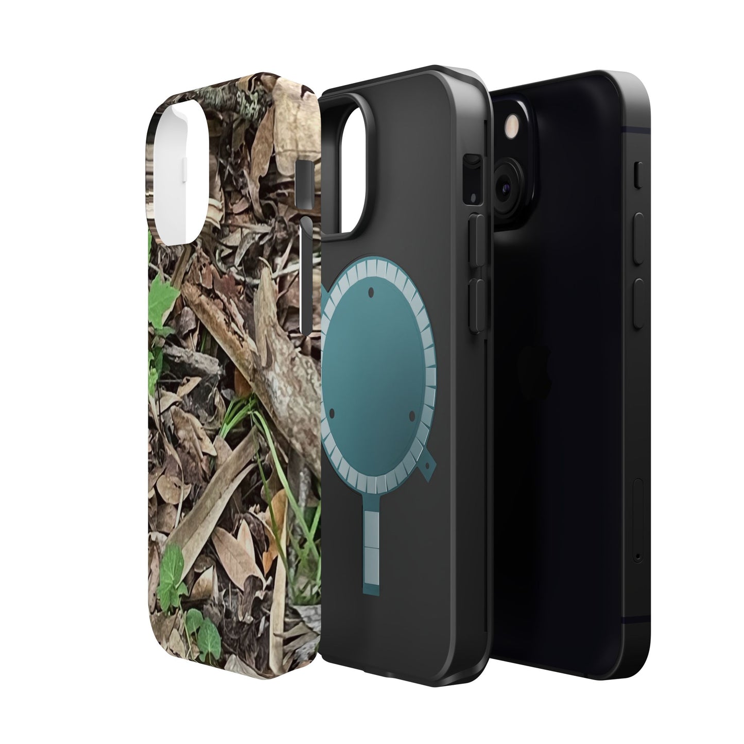 Camo Leaf Magnetic Impact-Resistant Phone Case