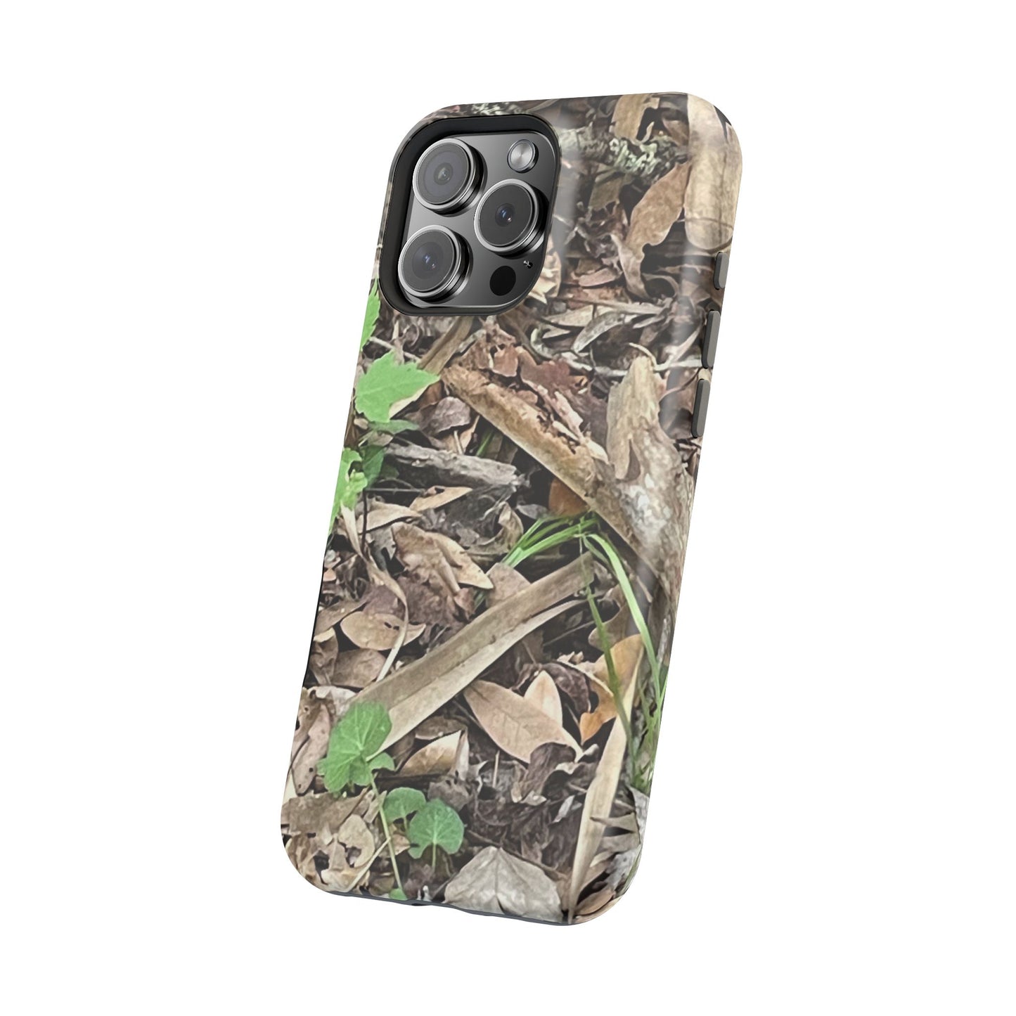 Camo Leaf Magnetic Impact-Resistant Phone Case