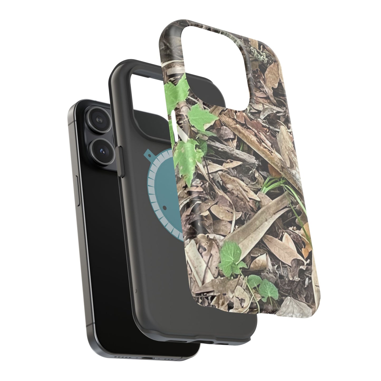 Camo Leaf Magnetic Impact-Resistant Phone Case
