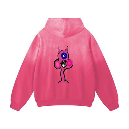RETURN222SENDER Heavyweight Sunfade Oversized Hoodie