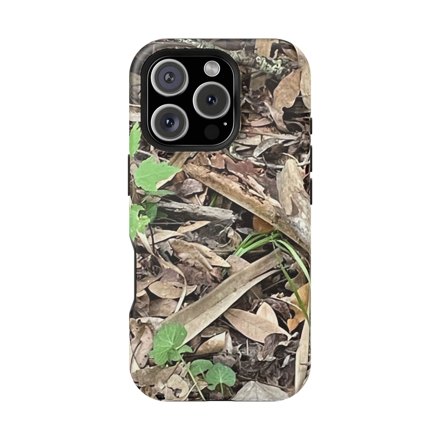 Camo Leaf Magnetic Impact-Resistant Phone Case