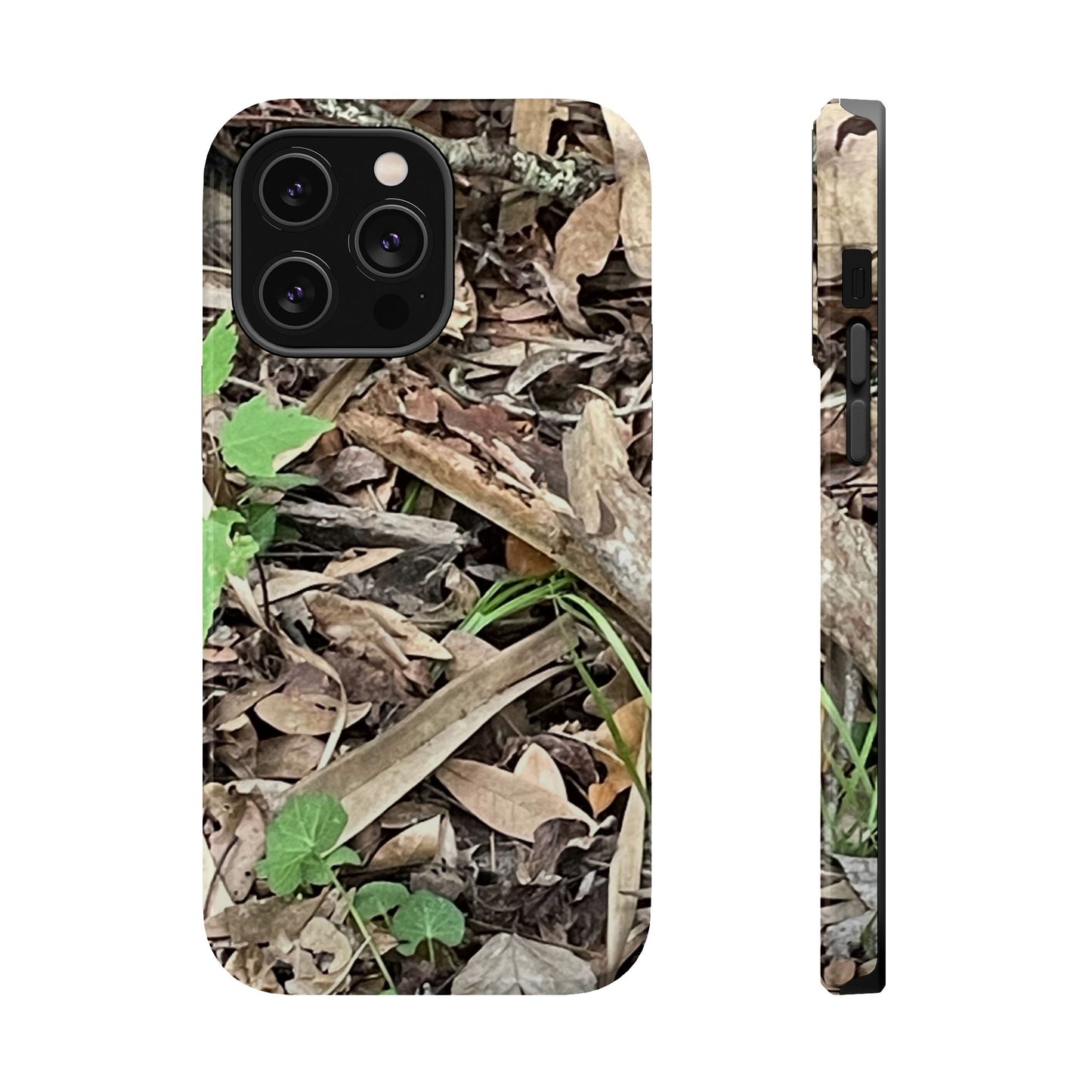 Camo Leaf Magnetic Impact-Resistant Phone Case