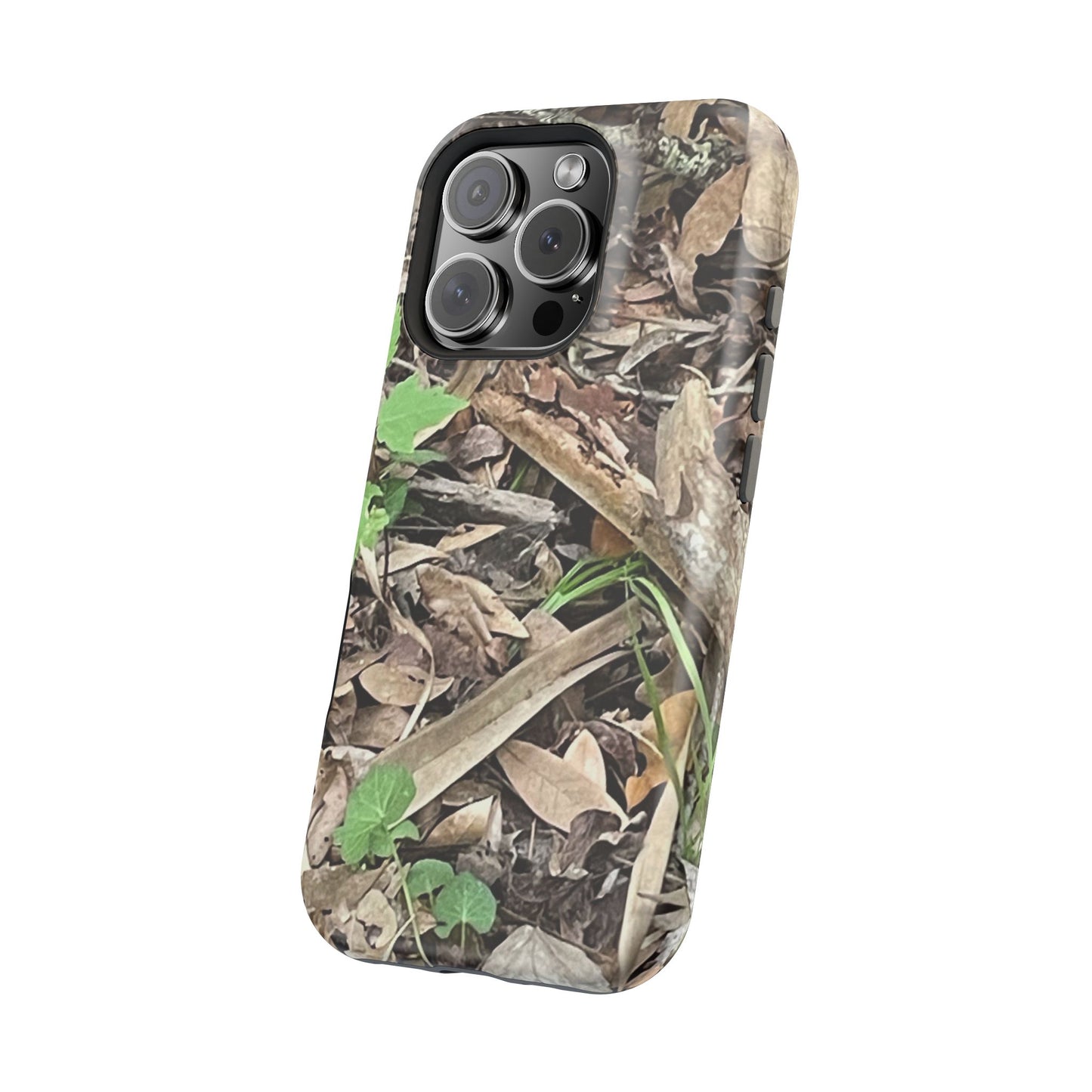 Camo Leaf Magnetic Impact-Resistant Phone Case