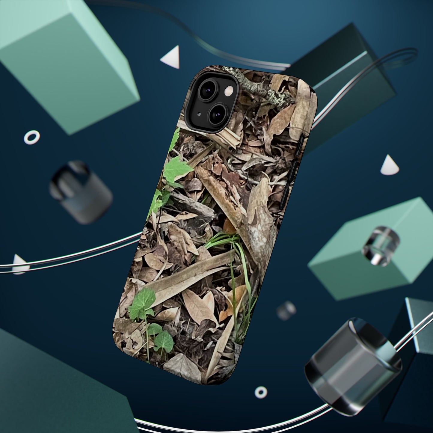 Camo Leaf Magnetic Impact-Resistant Phone Case