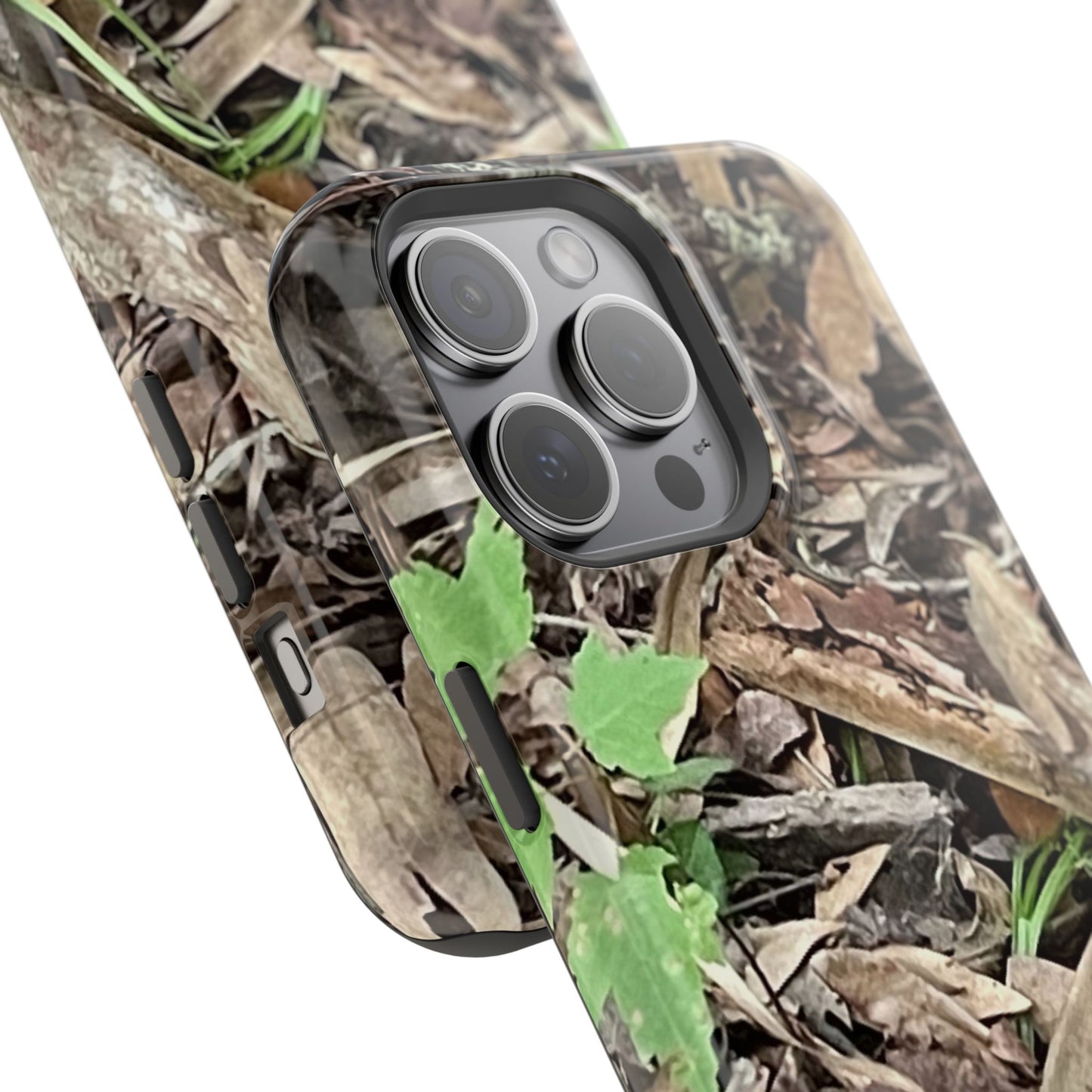 Camo Leaf Magnetic Impact-Resistant Phone Case