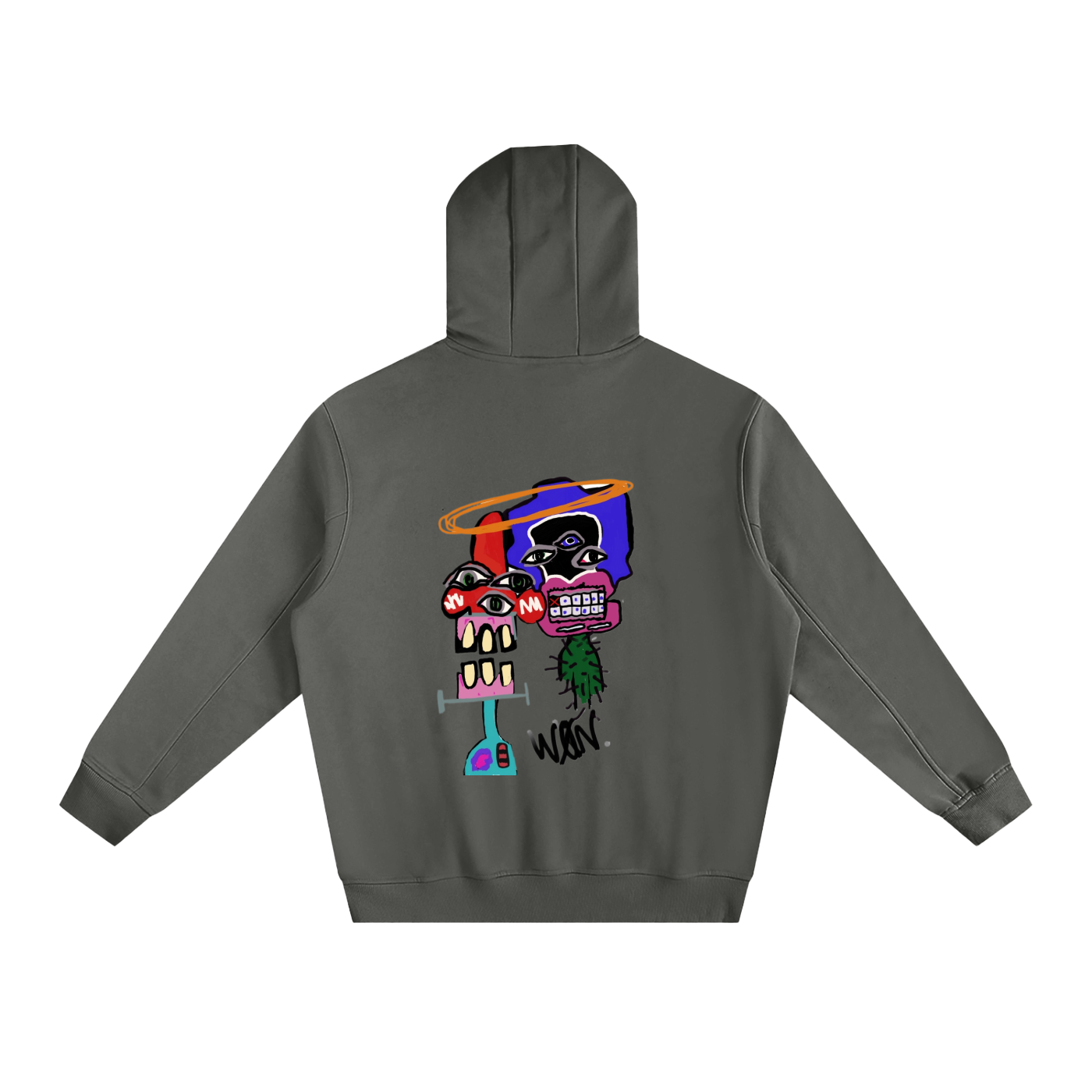 Fleeced High Neck Hoodie