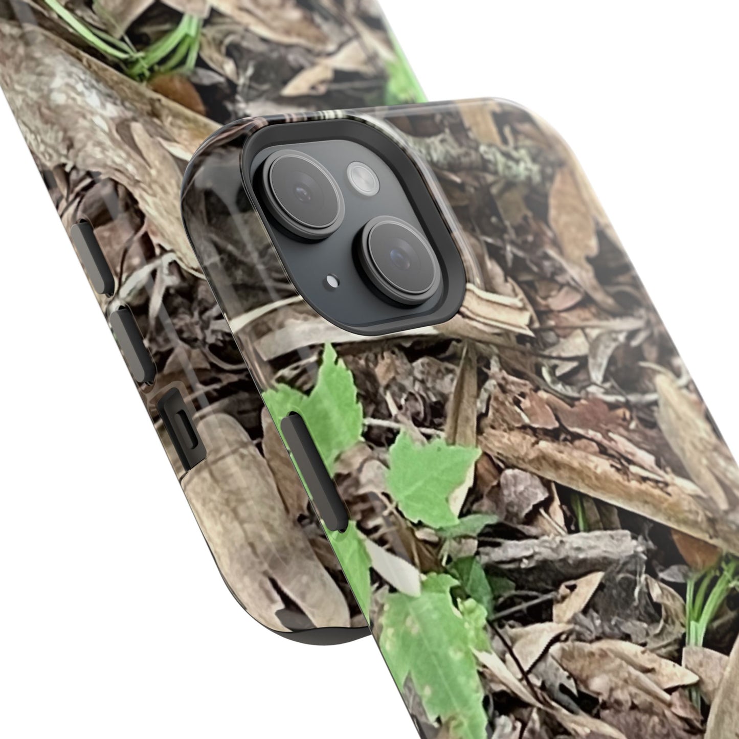 Camo Leaf Magnetic Impact-Resistant Phone Case
