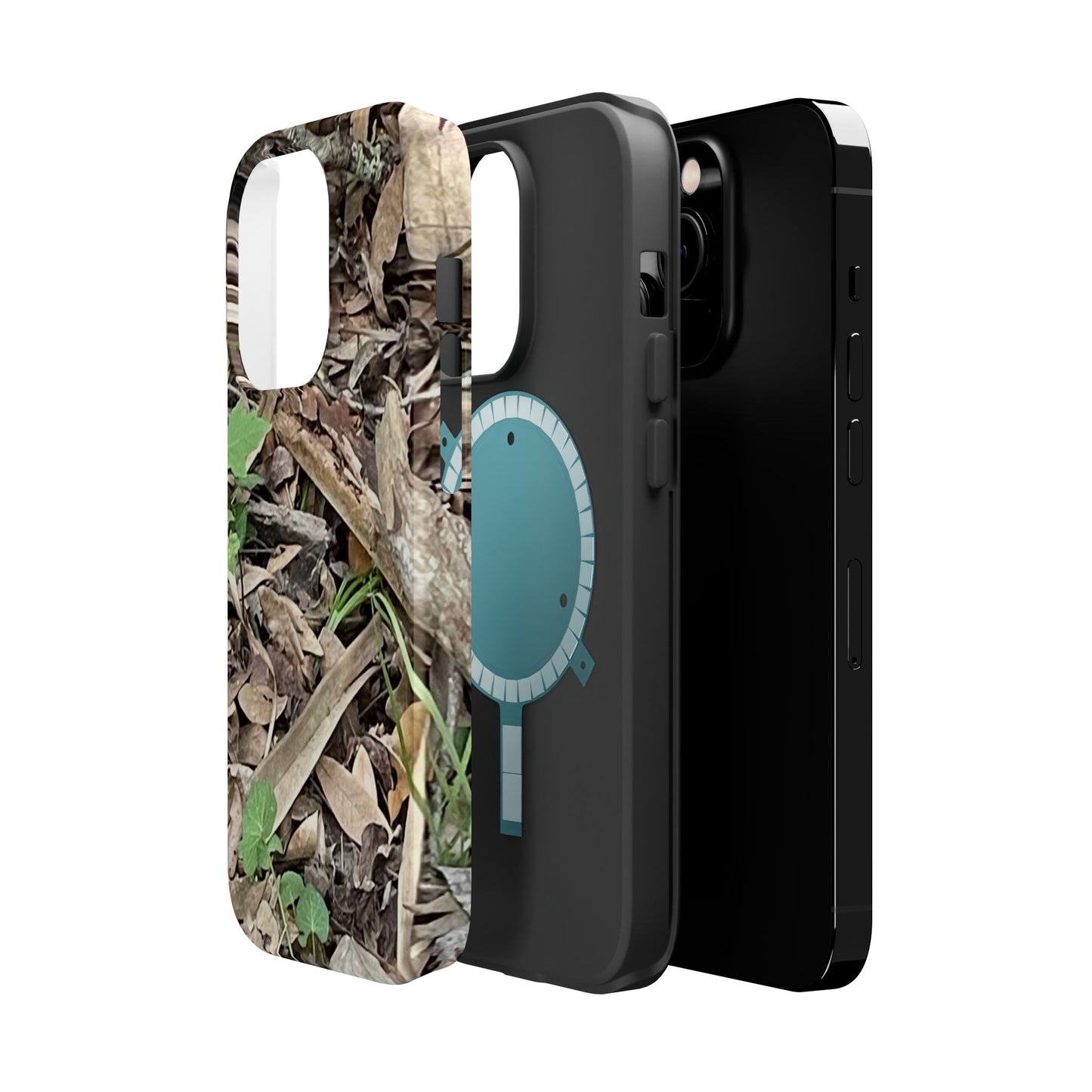 Camo Leaf Magnetic Impact-Resistant Phone Case