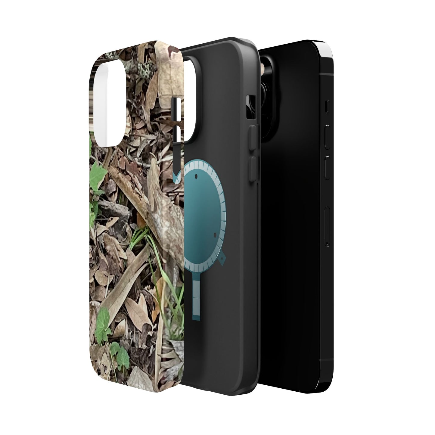 Camo Leaf Magnetic Impact-Resistant Phone Case